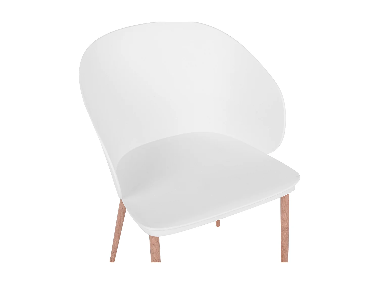 Lot de 2 chaises de salle à manger BLAYKEE Blanc