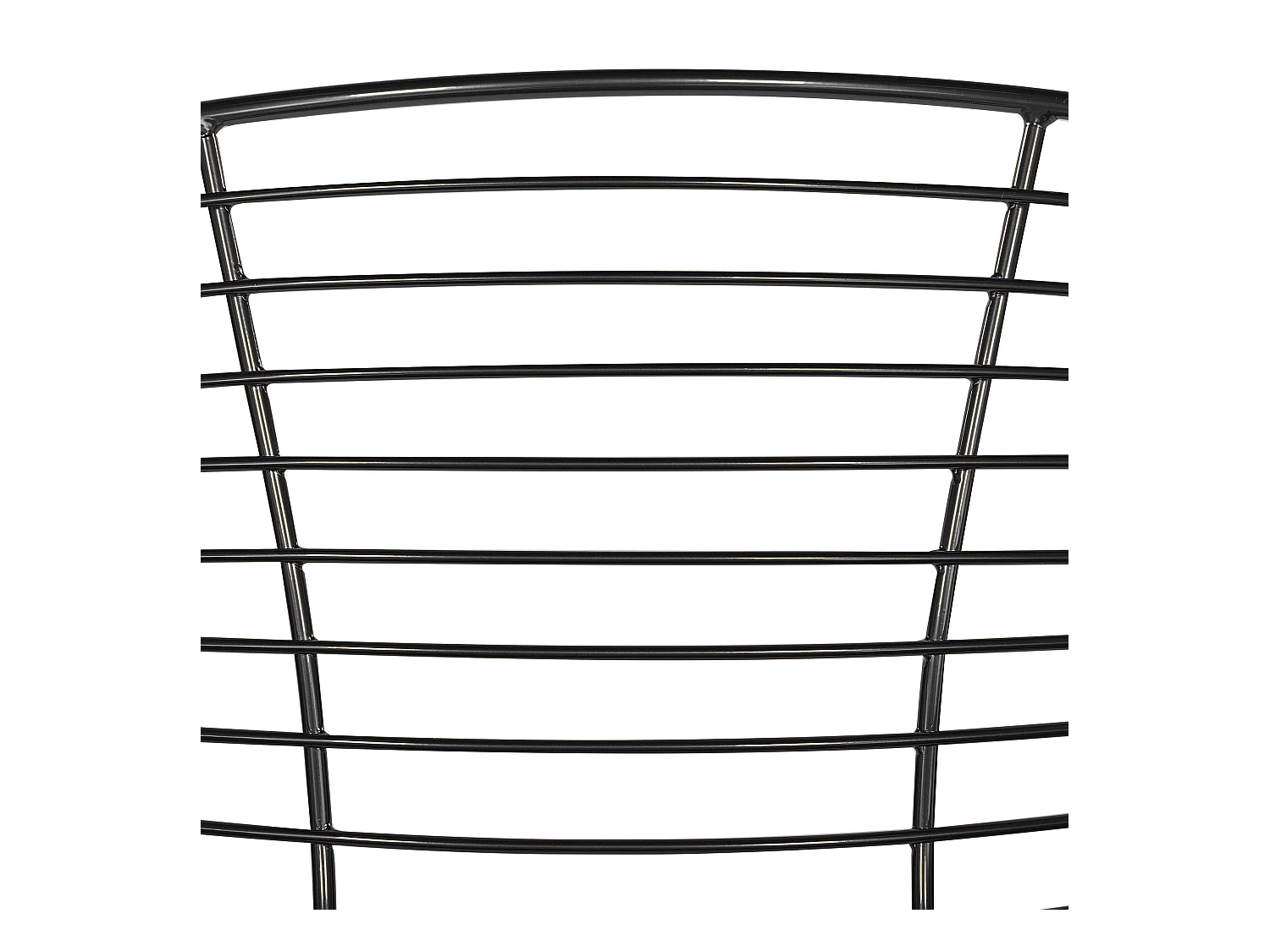 Zestaw 2 krzeseł do jadalni HOBACK Metal Czarny