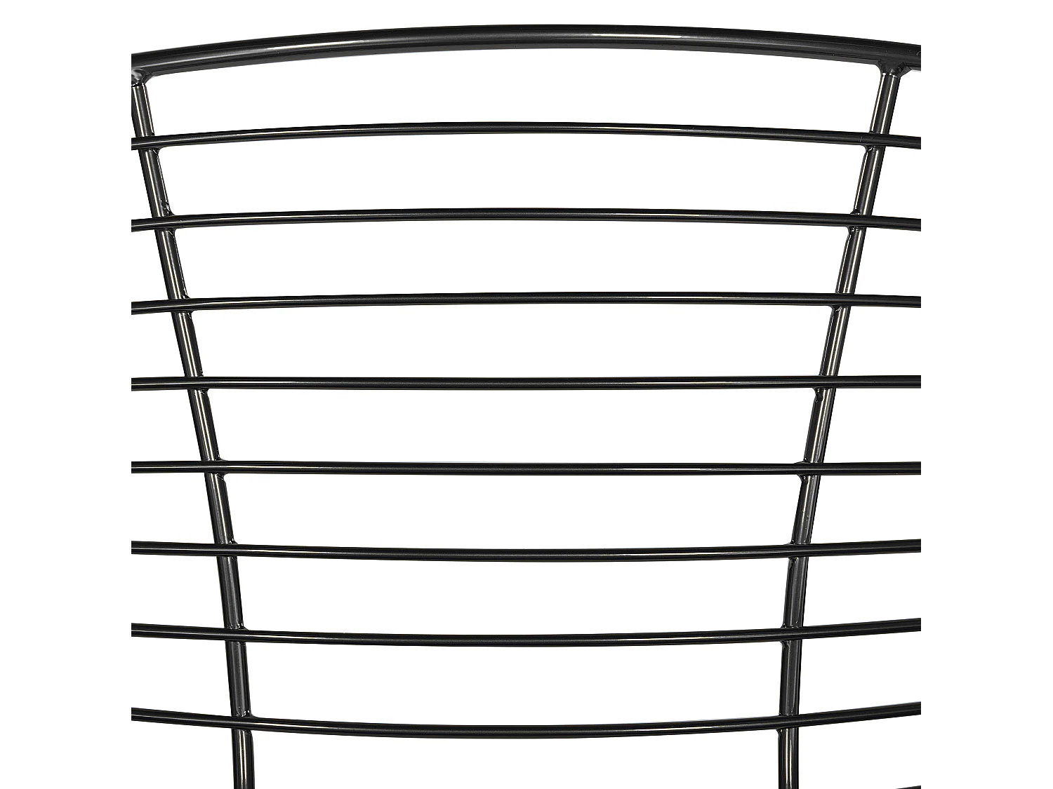 Lot de 2 chaises de salle à manger HOBACK Métal Noir