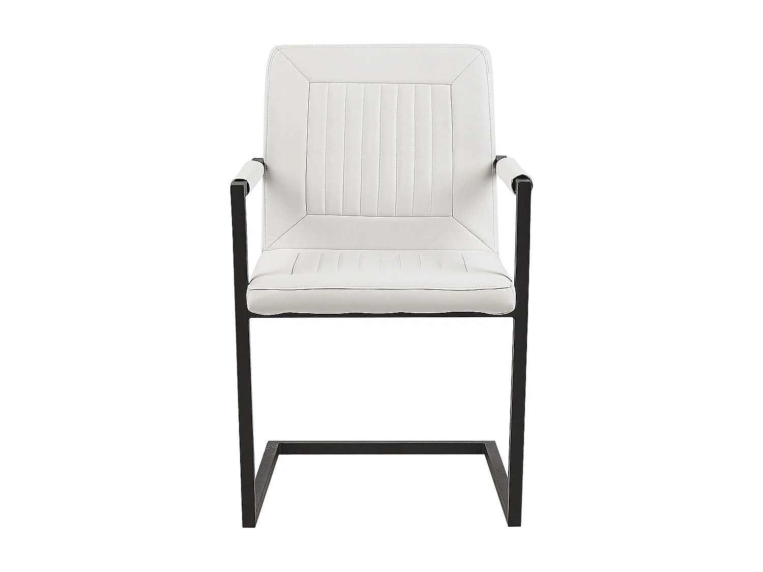 Set di 2 Pelle sintetica A sbalzo Bianco sporco BRANDOL