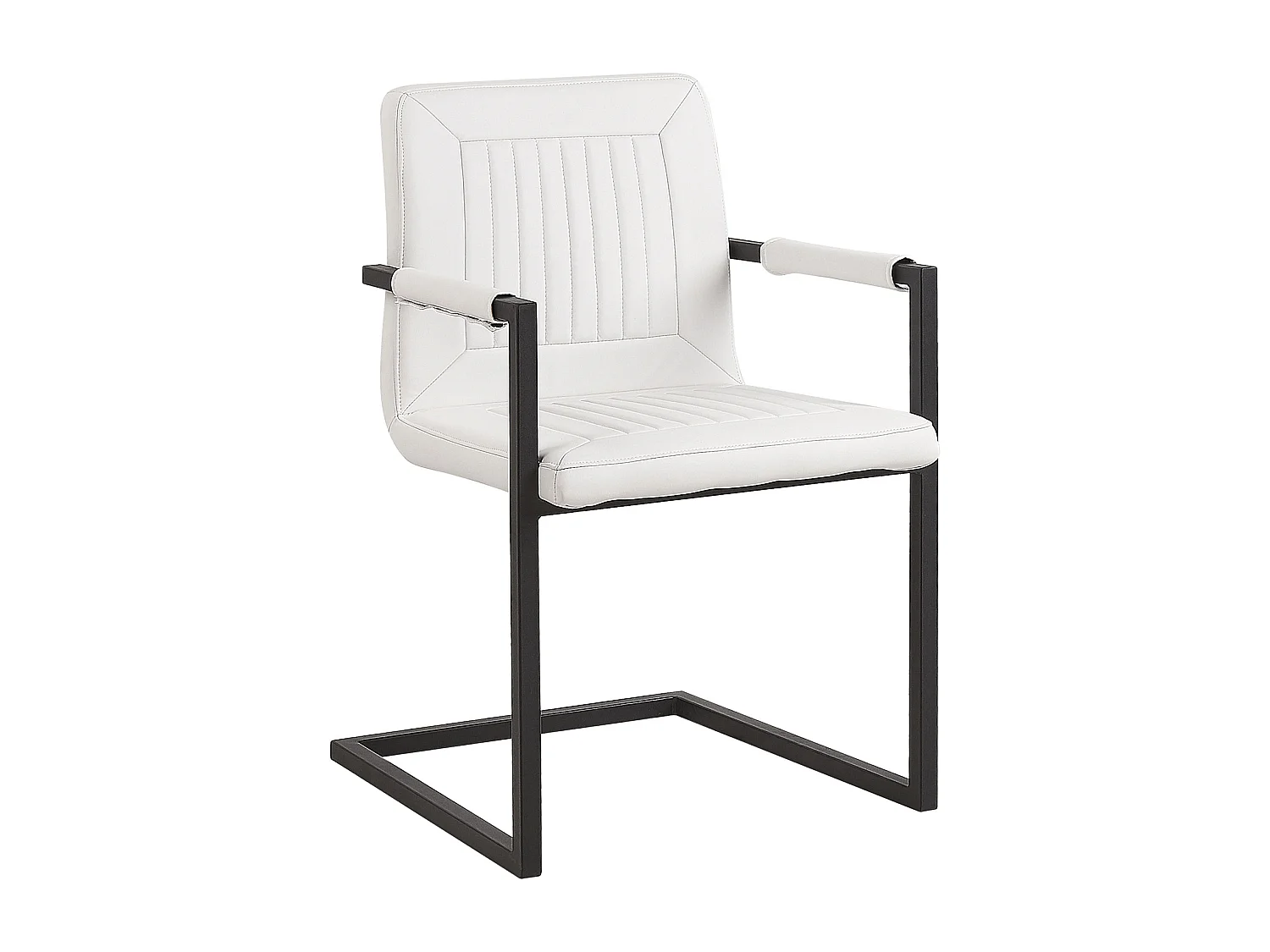 Set di 2 Pelle sintetica A sbalzo Bianco sporco BRANDOL