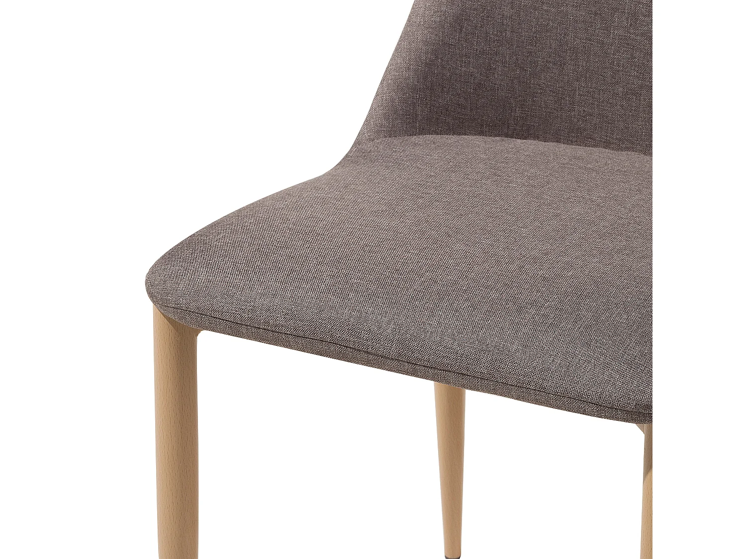 Set van 2 eetkamerstoelen CLAYTON Taupe