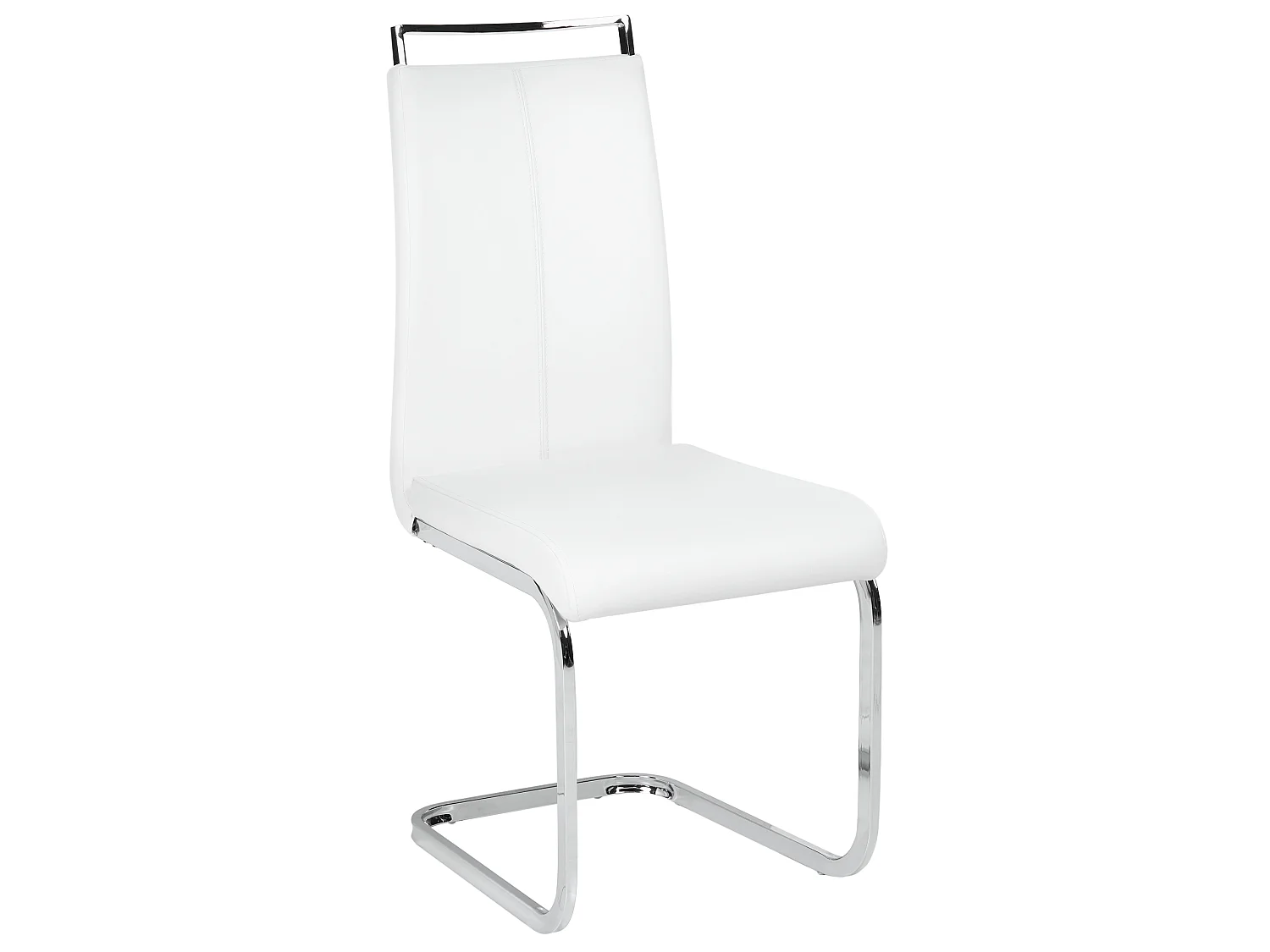 Set van 2 eetkamerstoelen GREEDIN Kunstleer Wit