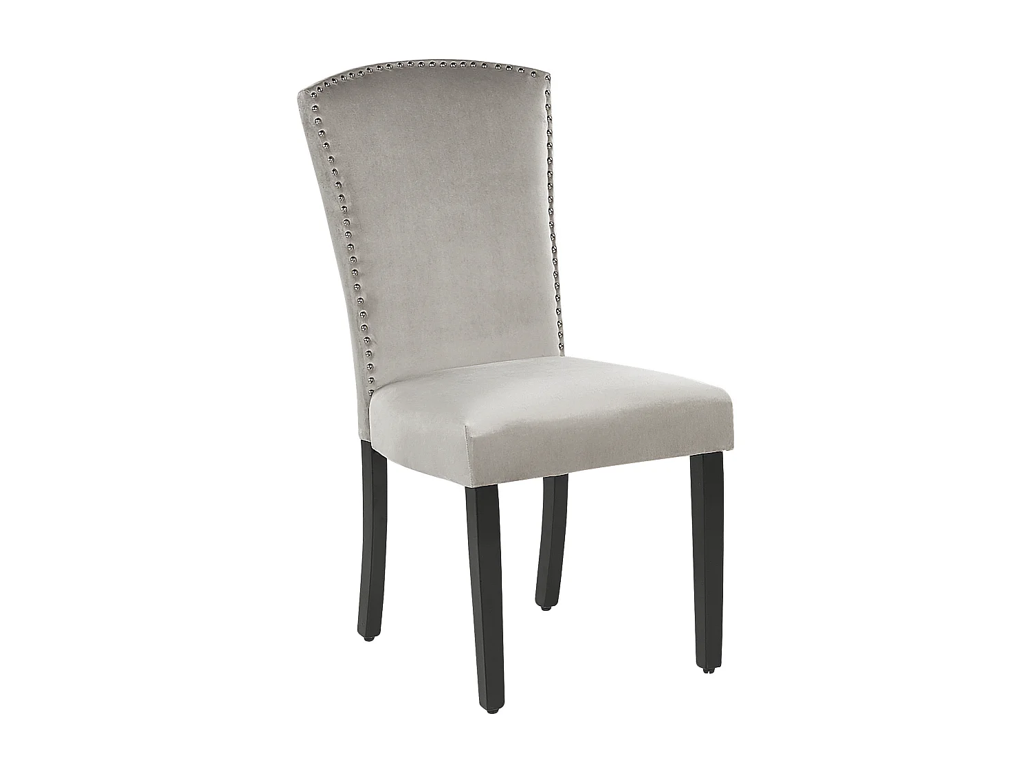 Set di 2 sedie da pranzo PISECO Velluto Grigio