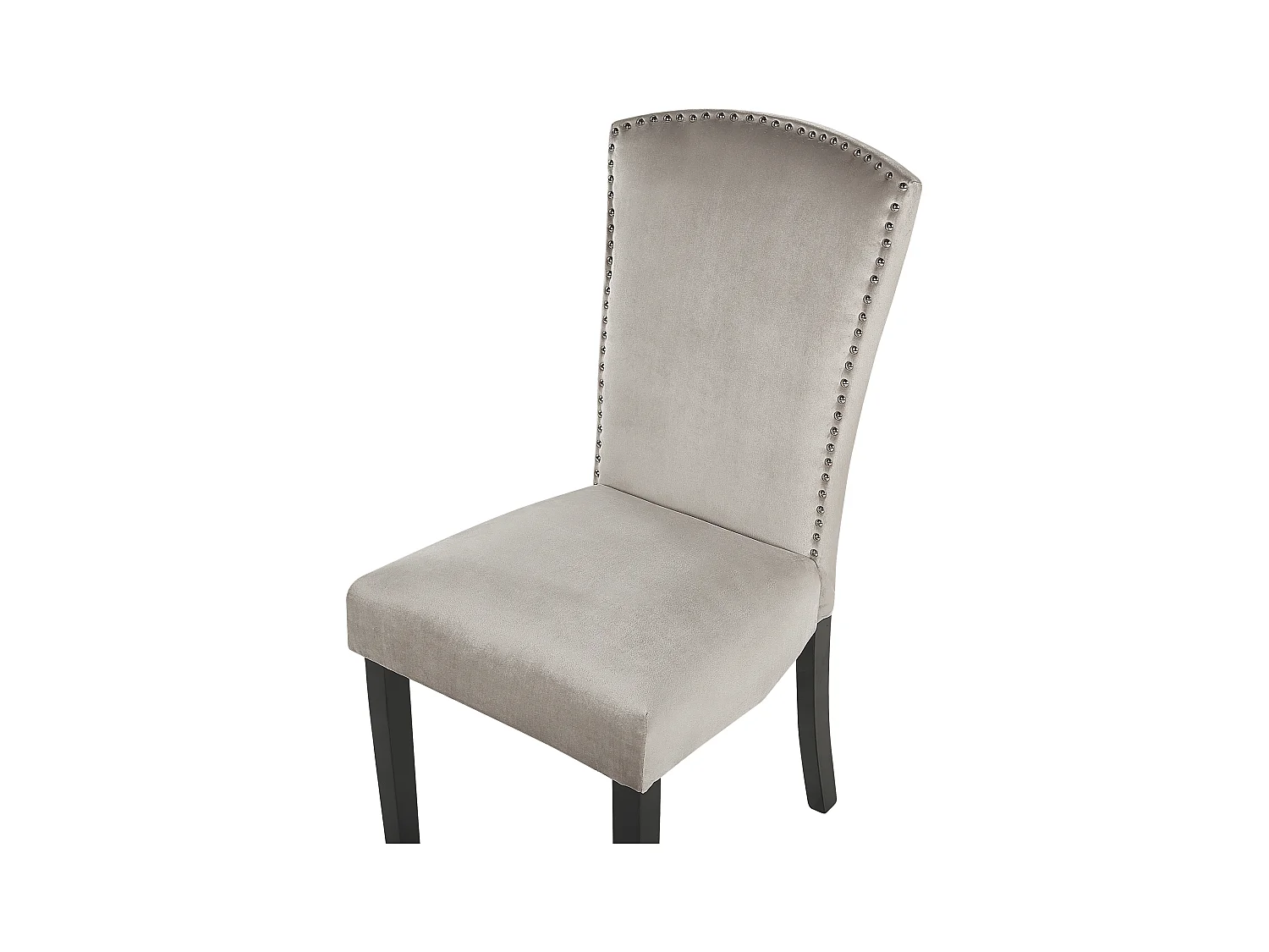 Set di 2 sedie da pranzo PISECO Velluto Grigio