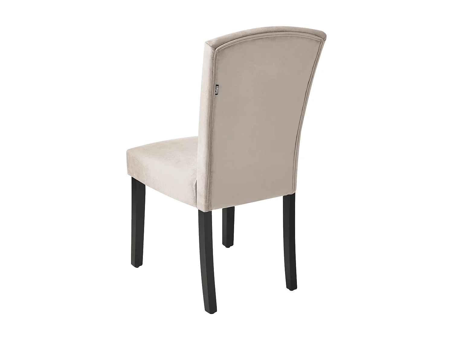 Set van 2 eetkamerstoelen PISECO Fluweel Grijs