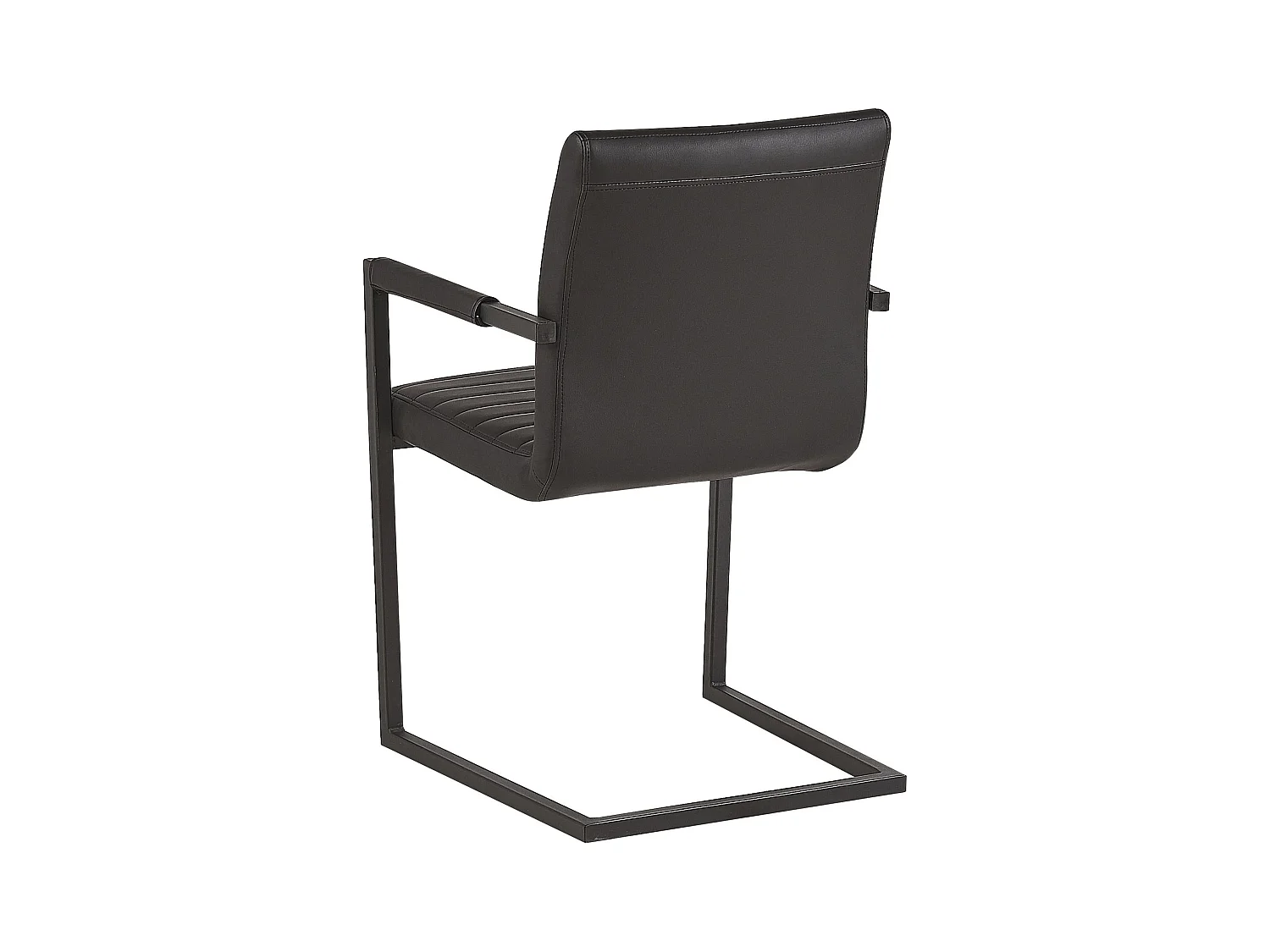 Set van 2 vergaderstoelen BUFORD Kunstleer Zwart