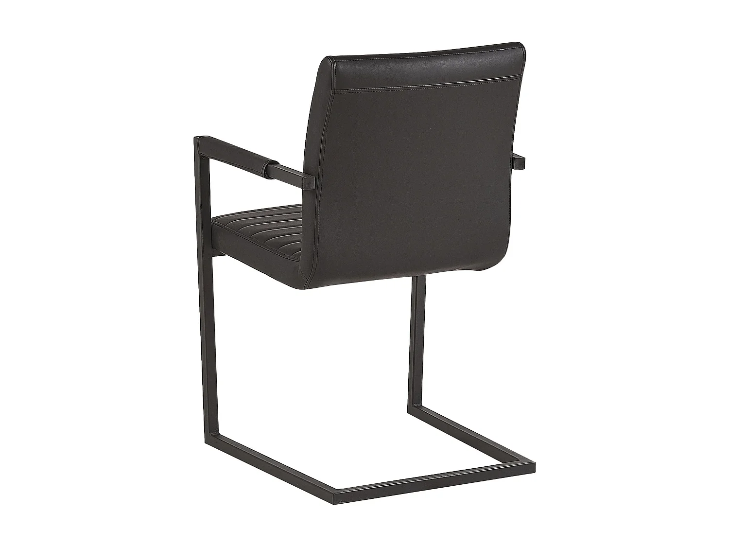 Set van 2 vergaderstoelen BUFORD Kunstleer Zwart