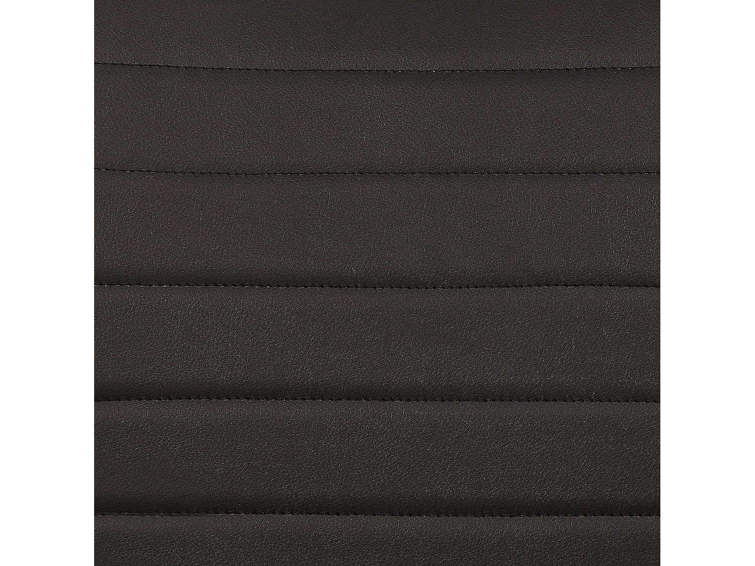 Zestaw 2 krzeseł konferencyjnych BUFORD Ekoskóra Czarny