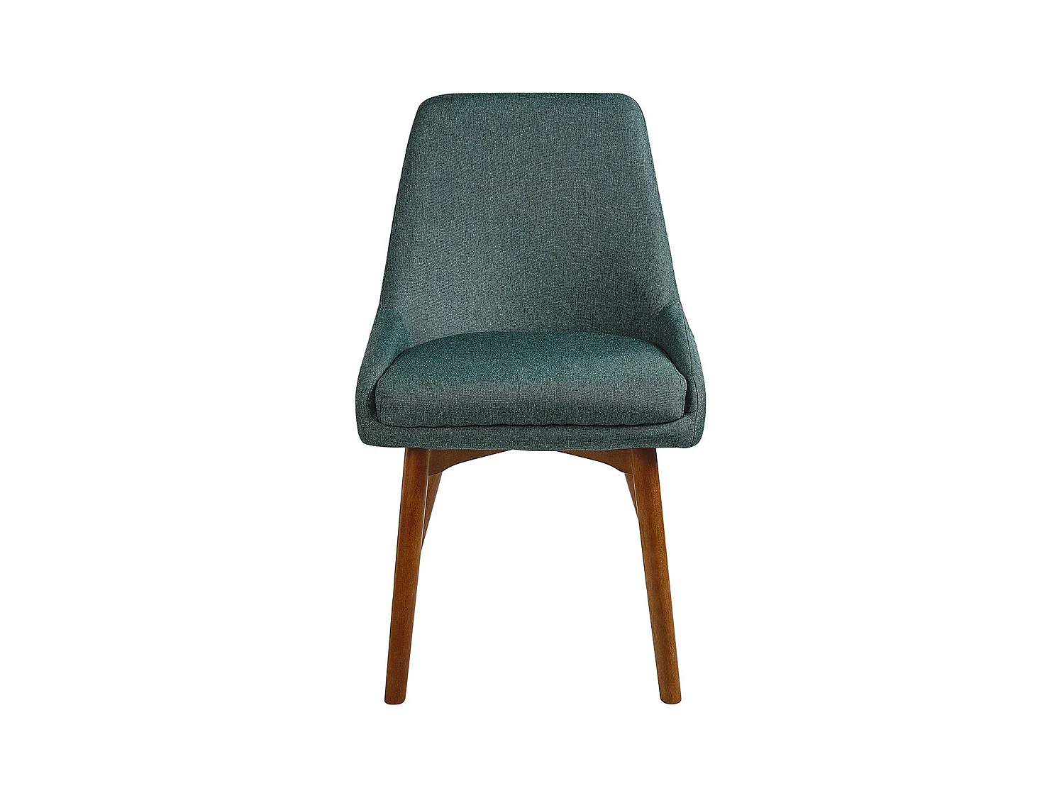 Lot de 2 chaises de salle à manger MELFORT Vert foncé