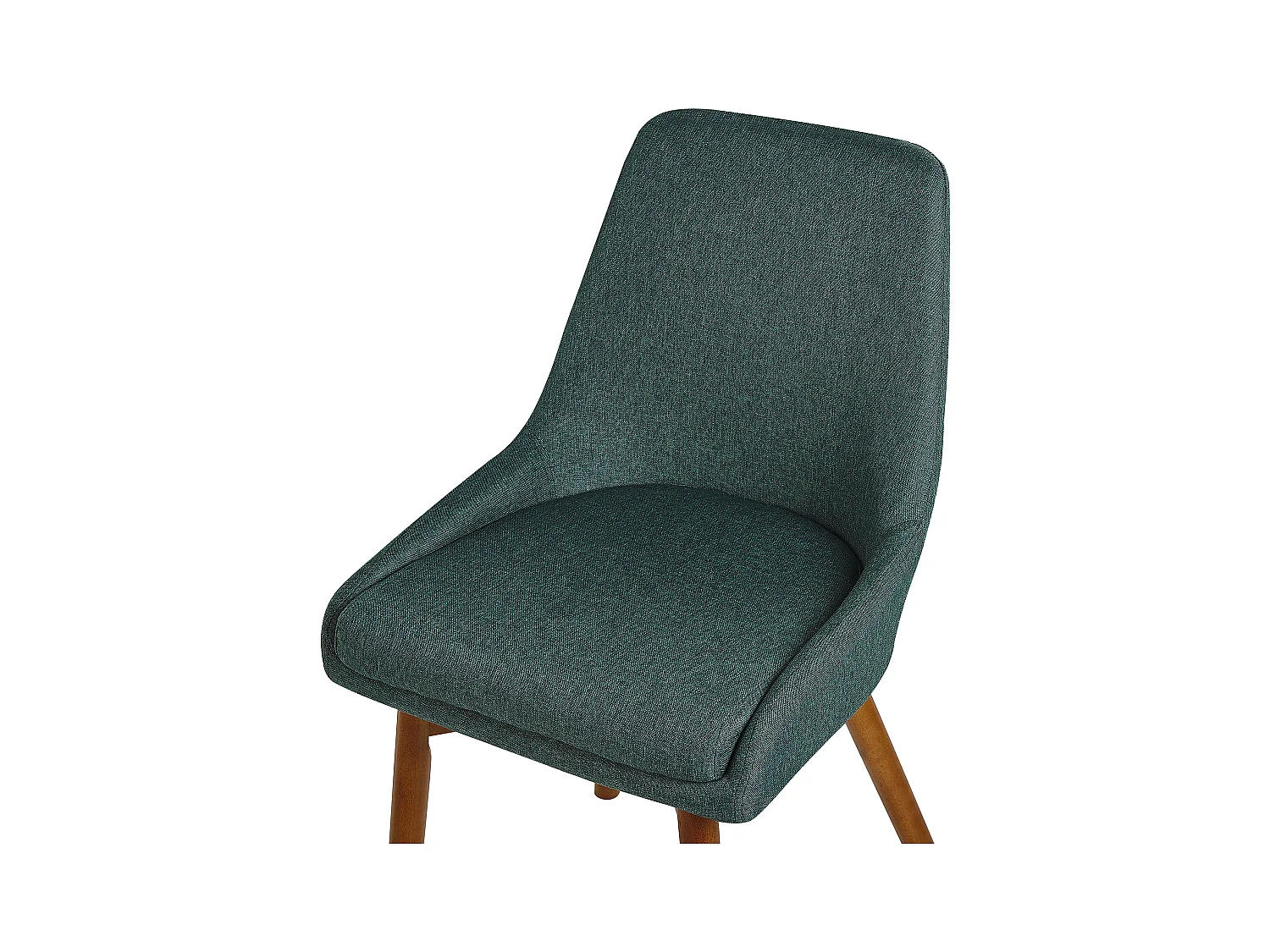 Lot de 2 chaises de salle à manger MELFORT Vert foncé