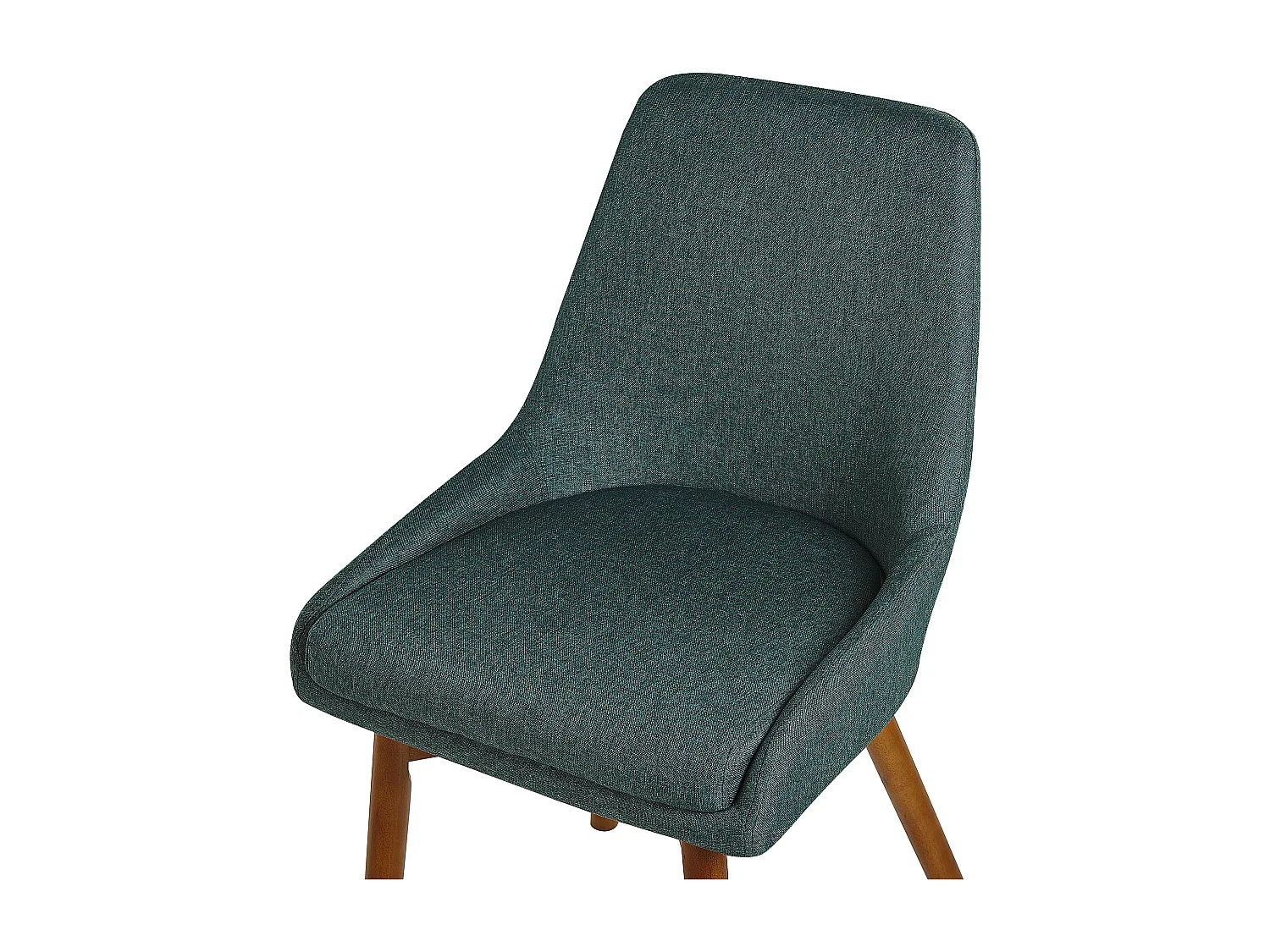 Lot de 2 chaises de salle à manger MELFORT Vert foncé