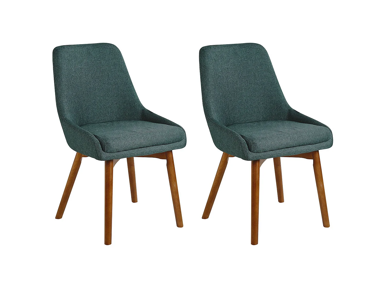 Set di 2 sedie da pranzo MELFORT Verde scuro