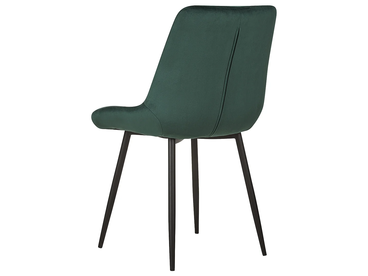 Lot de 2 chaises de salle à manger MELROSE Velours Vert foncé