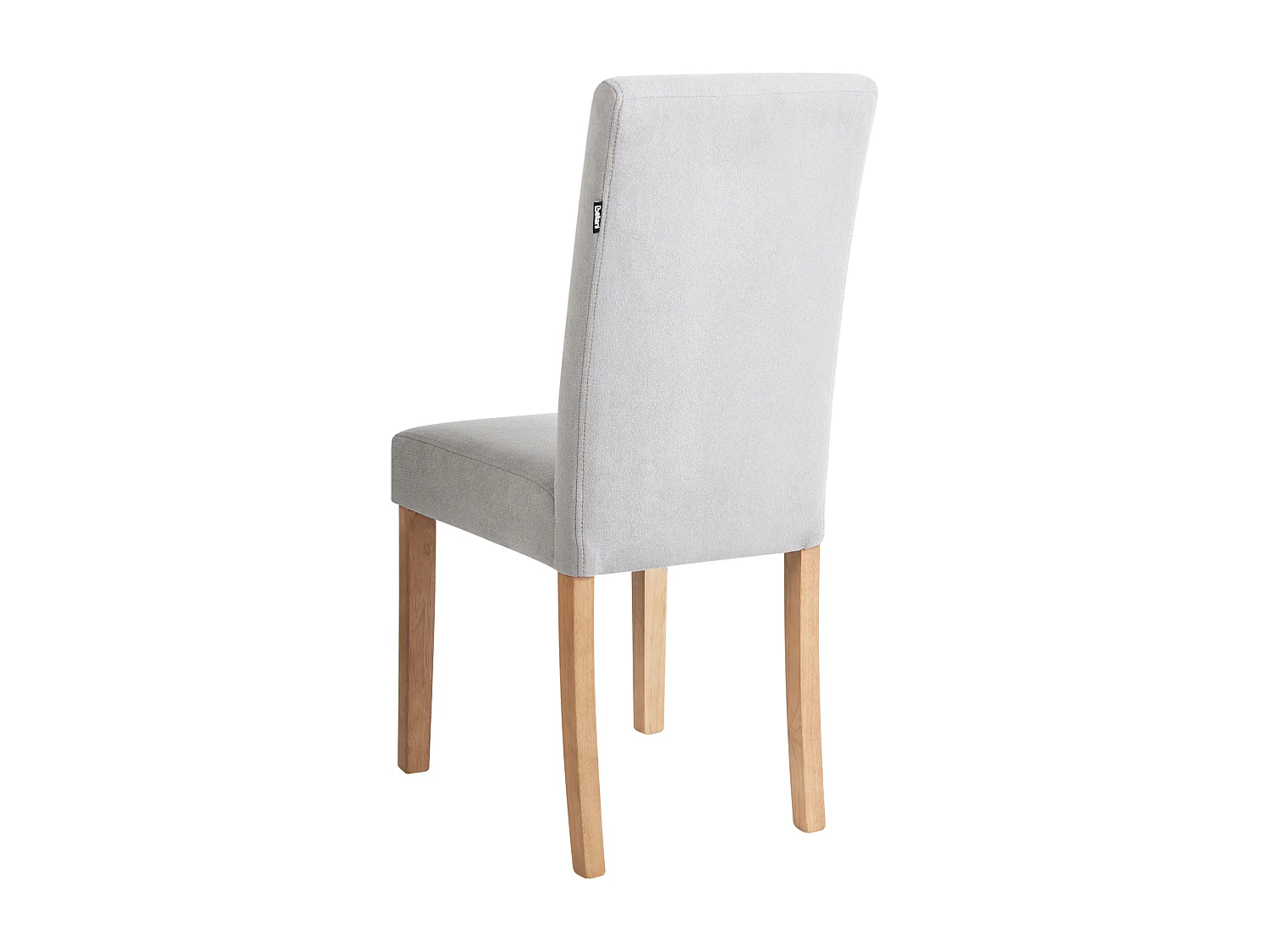 Lot de 2 chaises de salle à manger BROADWAY Tissu Gris foncé