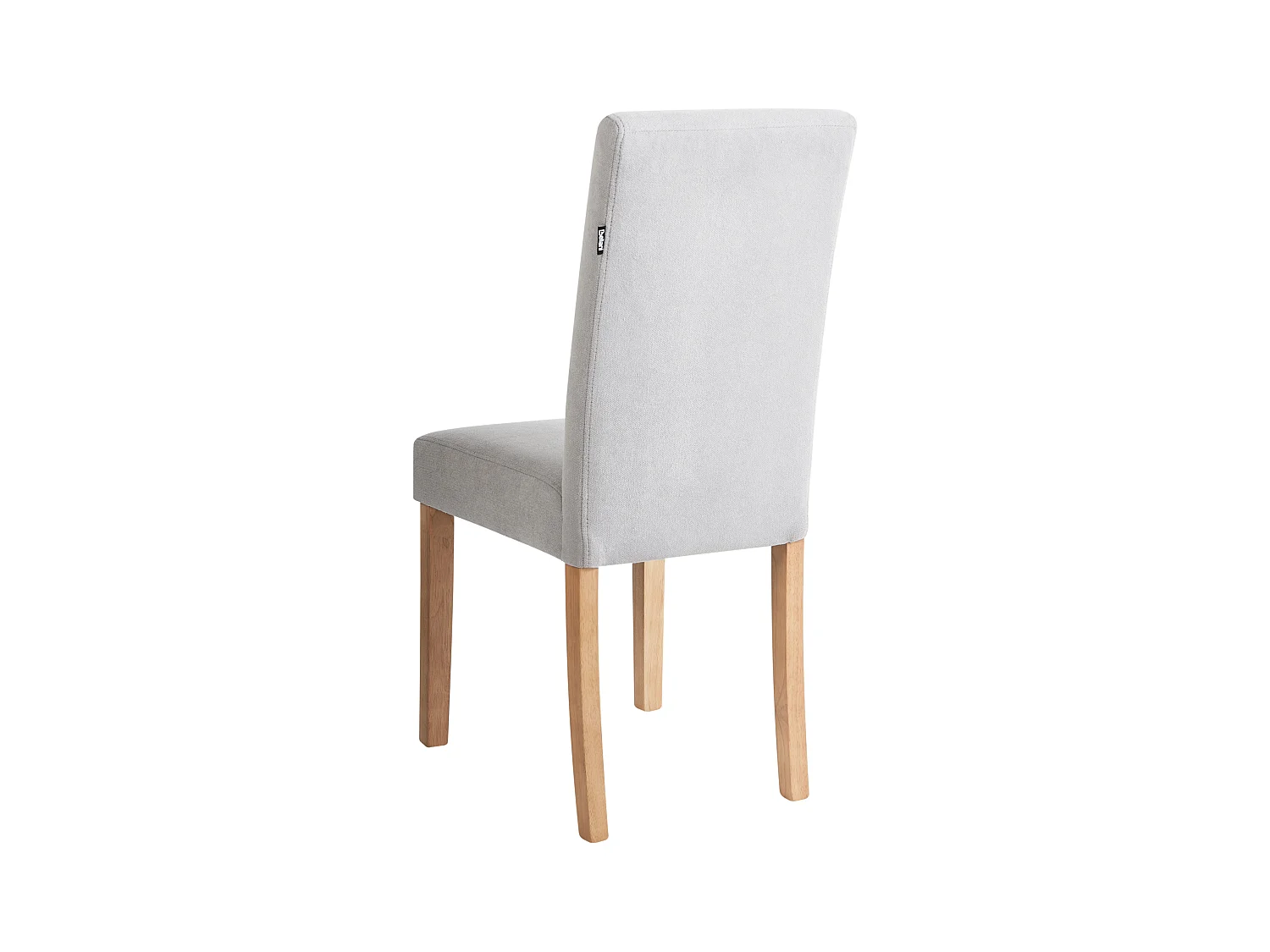 Lot de 2 chaises de salle à manger BROADWAY Tissu Gris foncé