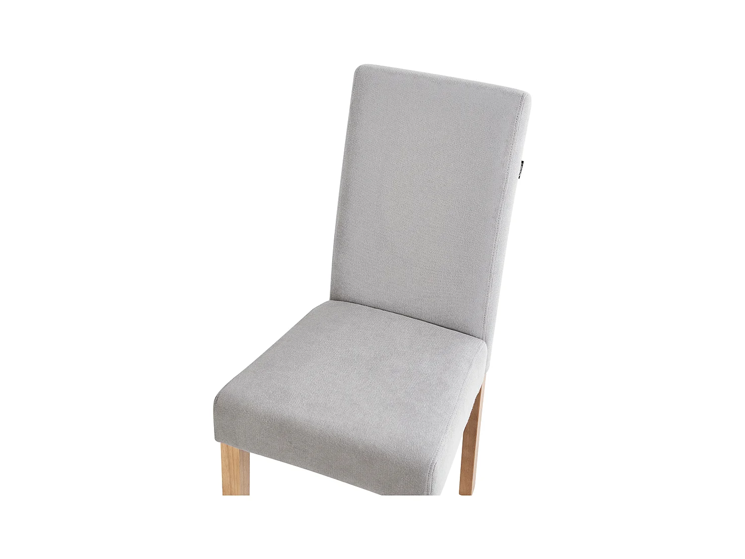 Lot de 2 chaises de salle à manger BROADWAY Tissu Gris foncé