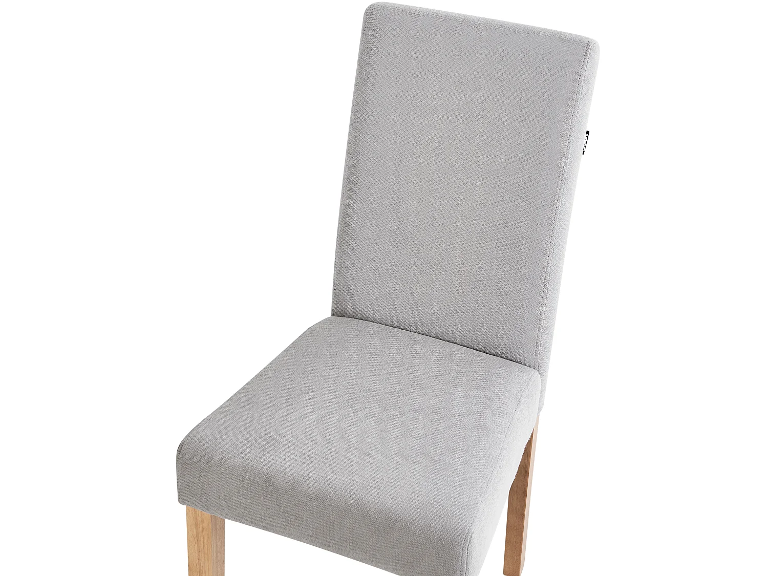 Set van 2 eetkamerstoelen BROADWAY Stof Donkergrijs