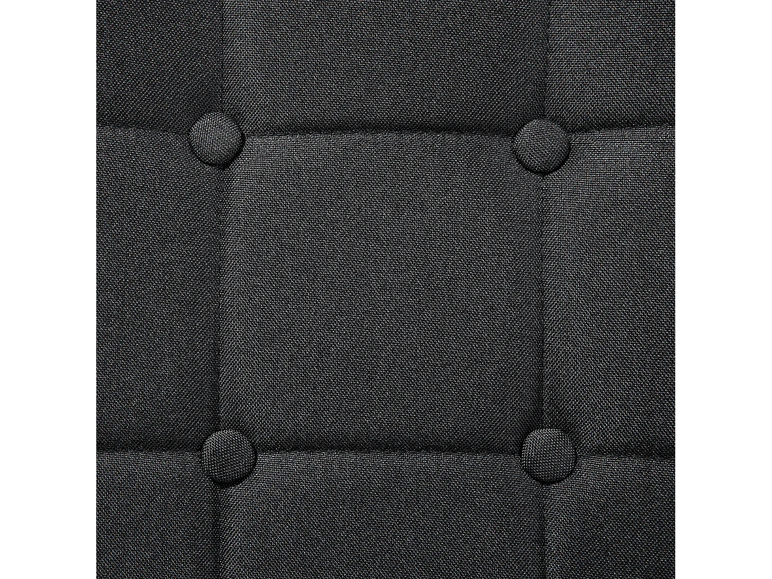 Eetkamerstoel BROOKLYN Set van 2 Stof Zwart