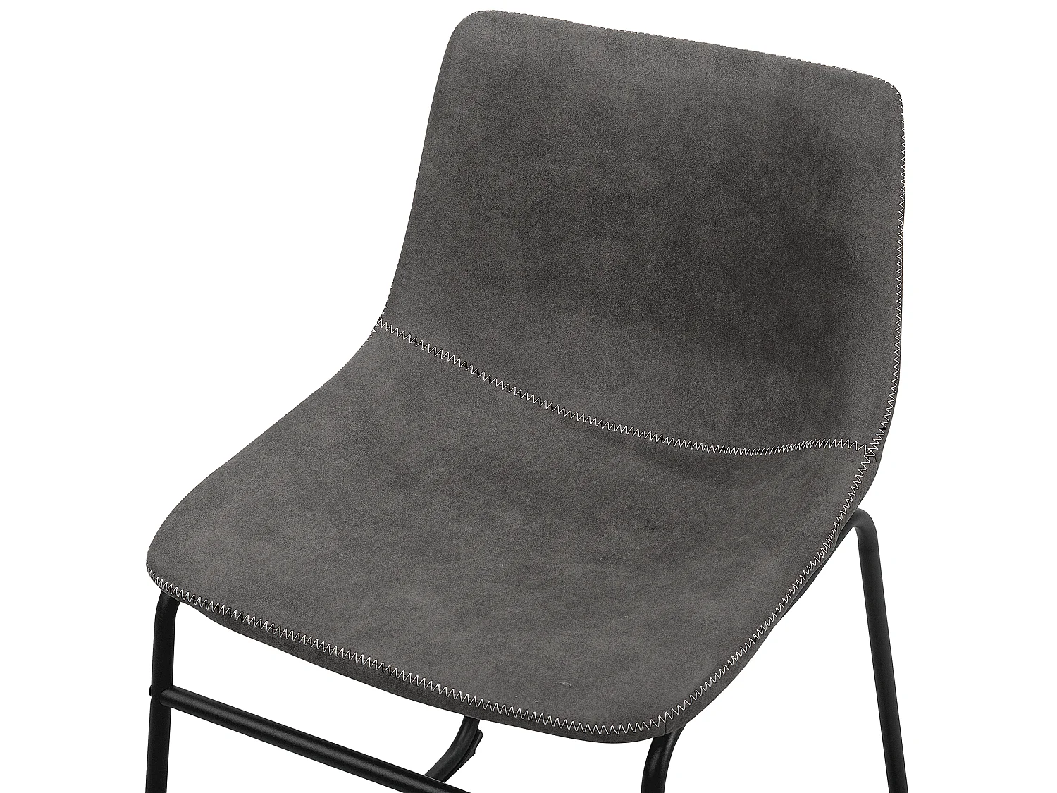 Set di 2 sedie da pranzo BATAVIA Grigio scuro