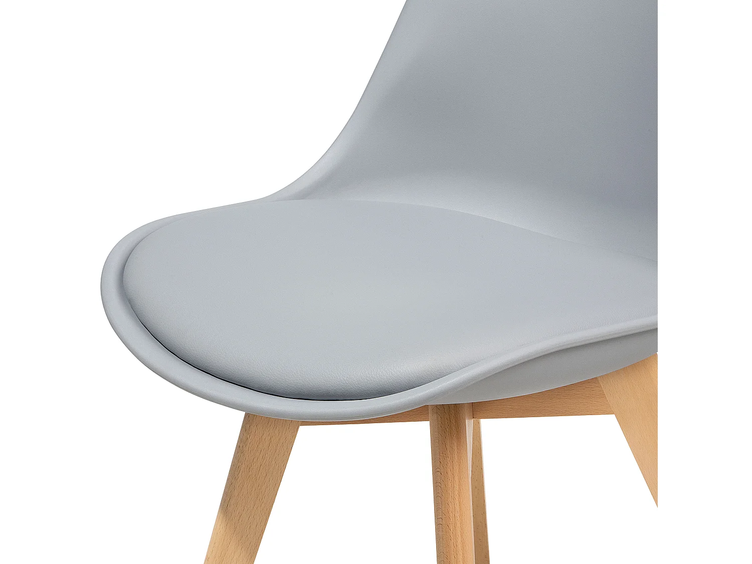 Lot de 2 chaises de salle à manger DAKOTA II Gris