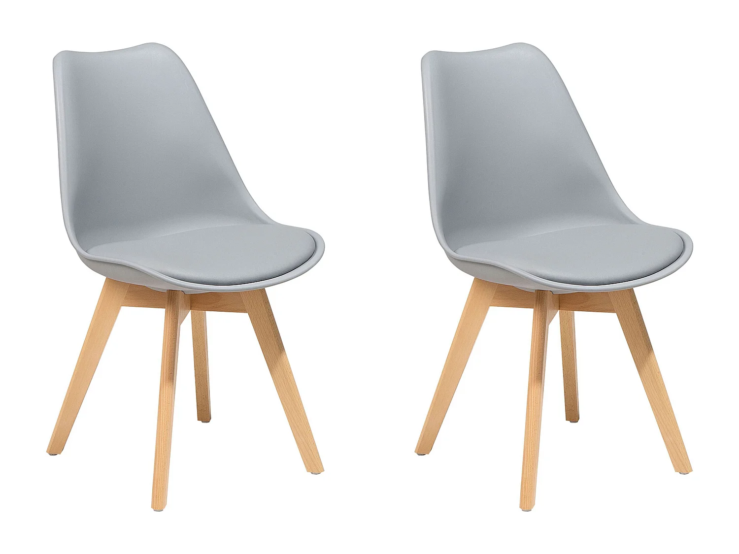 Set di 2 sedie da pranzo DAKOTA II Grigio