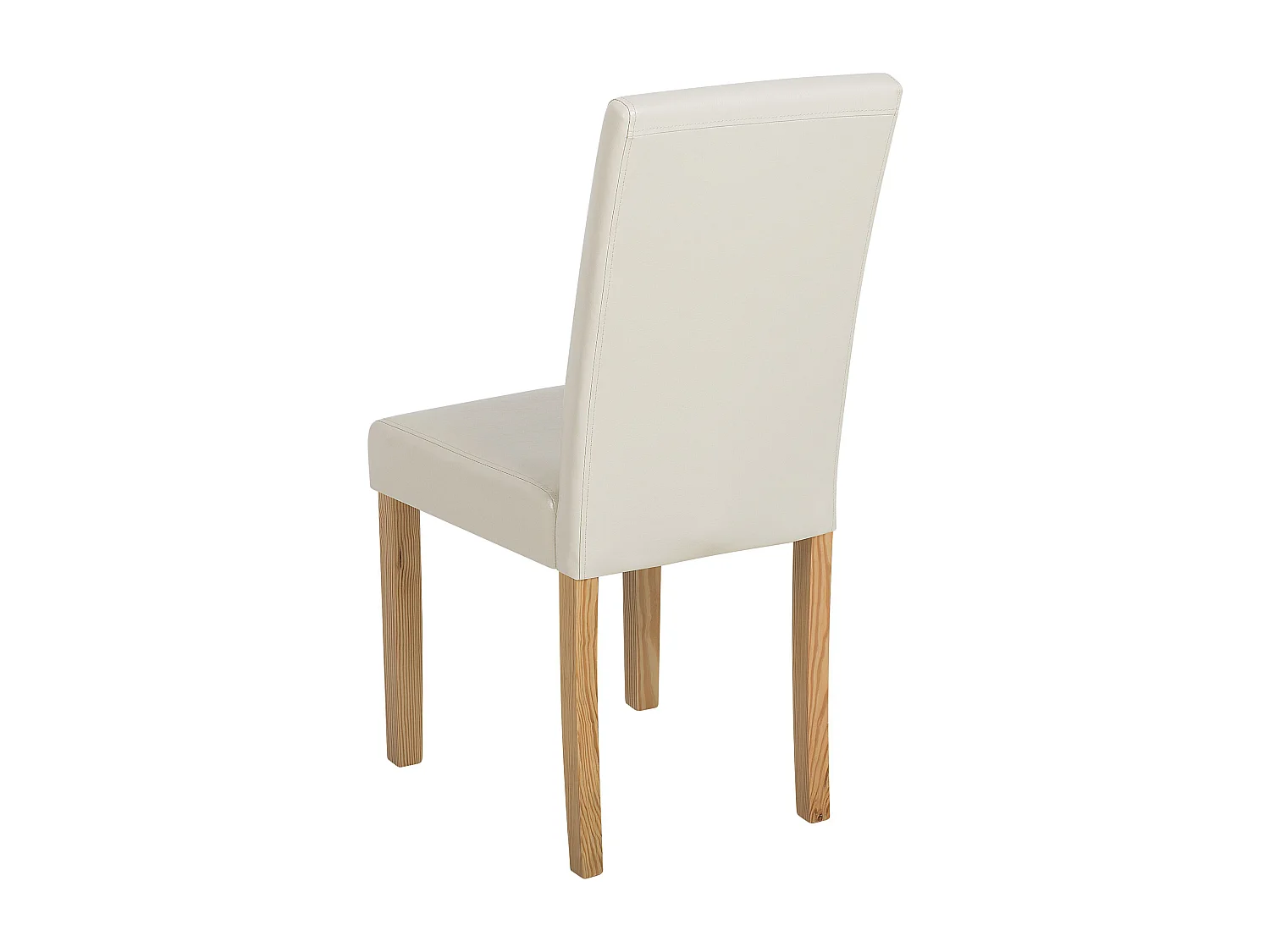 Set van 2 eetkamerstoelen BROADWAY Kunstleer Beige