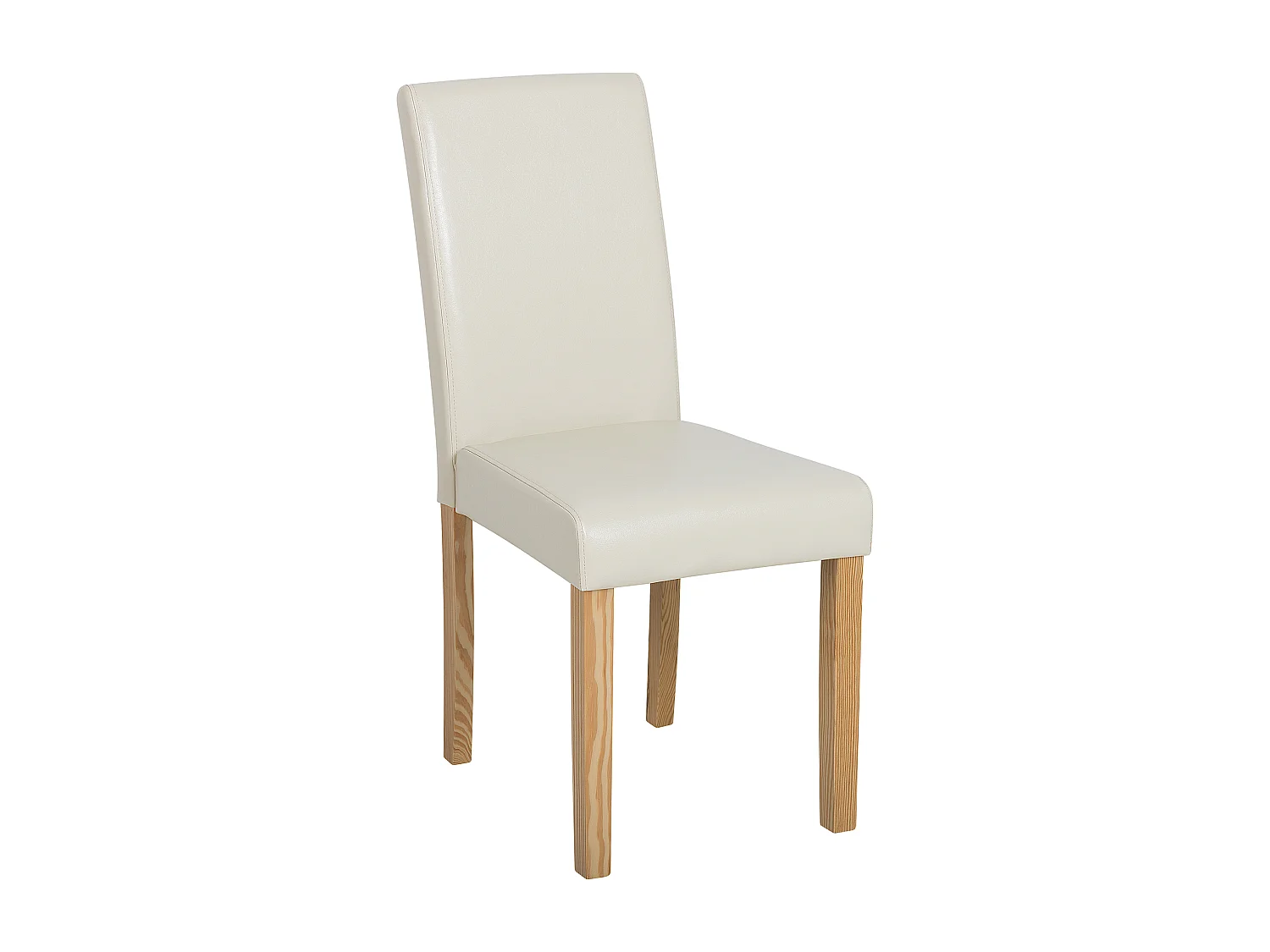 Set van 2 eetkamerstoelen BROADWAY Kunstleer Beige