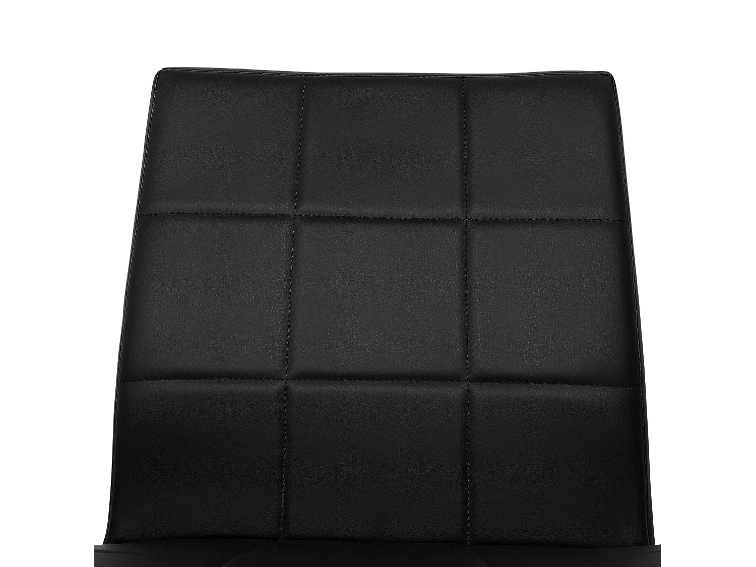 Lot de 2 chaises de conférence KIRON Cuir PU Noir