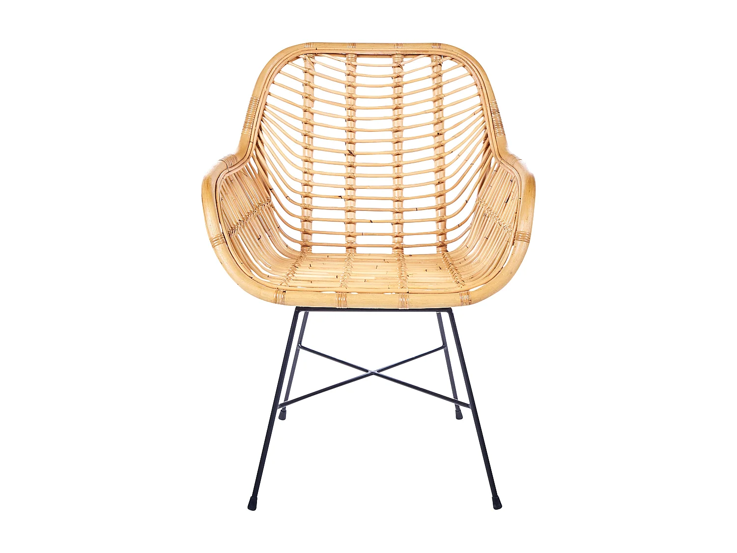 Chaise de salle à manger CANORA Rotin Naturel