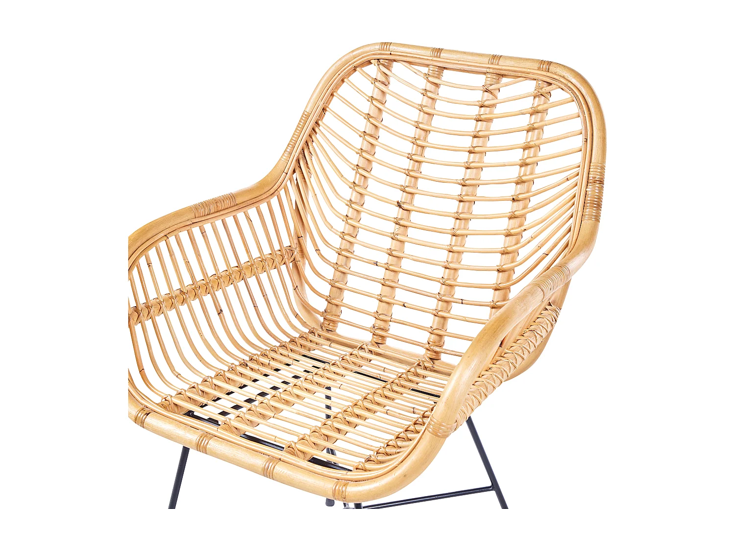 Chaise de salle à manger CANORA Rotin Naturel