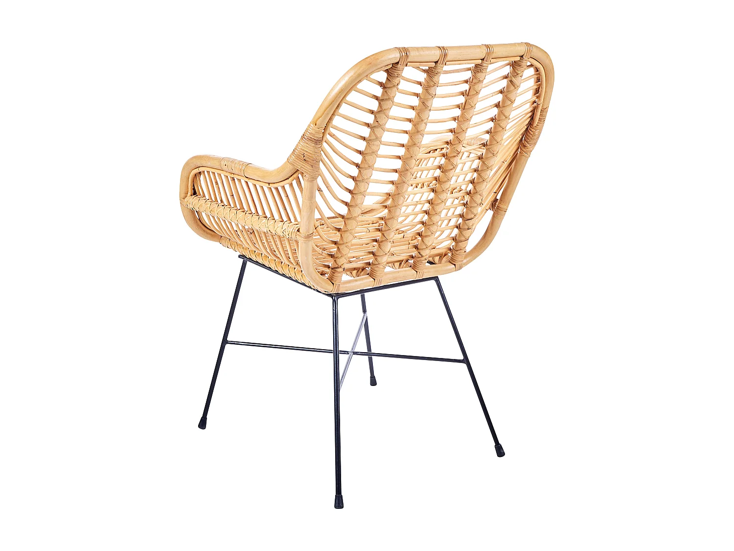 Chaise de salle à manger CANORA Rotin Naturel