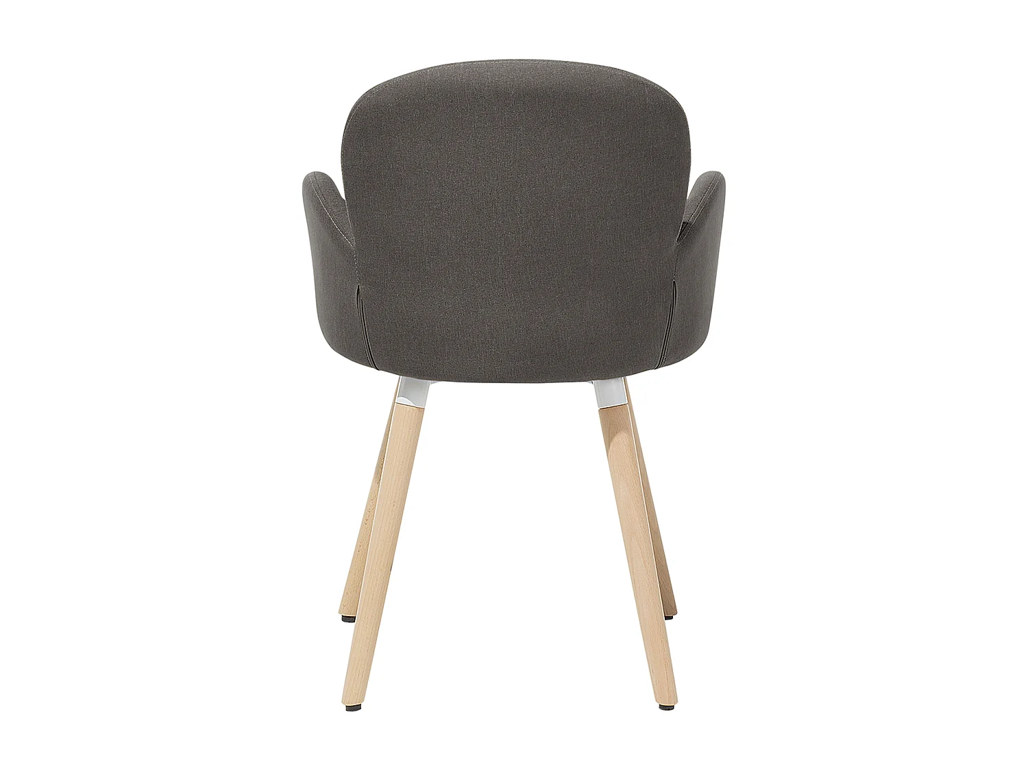 Chaise de salle à manger BROOKVILLE Set de 2 Tissu Taupe