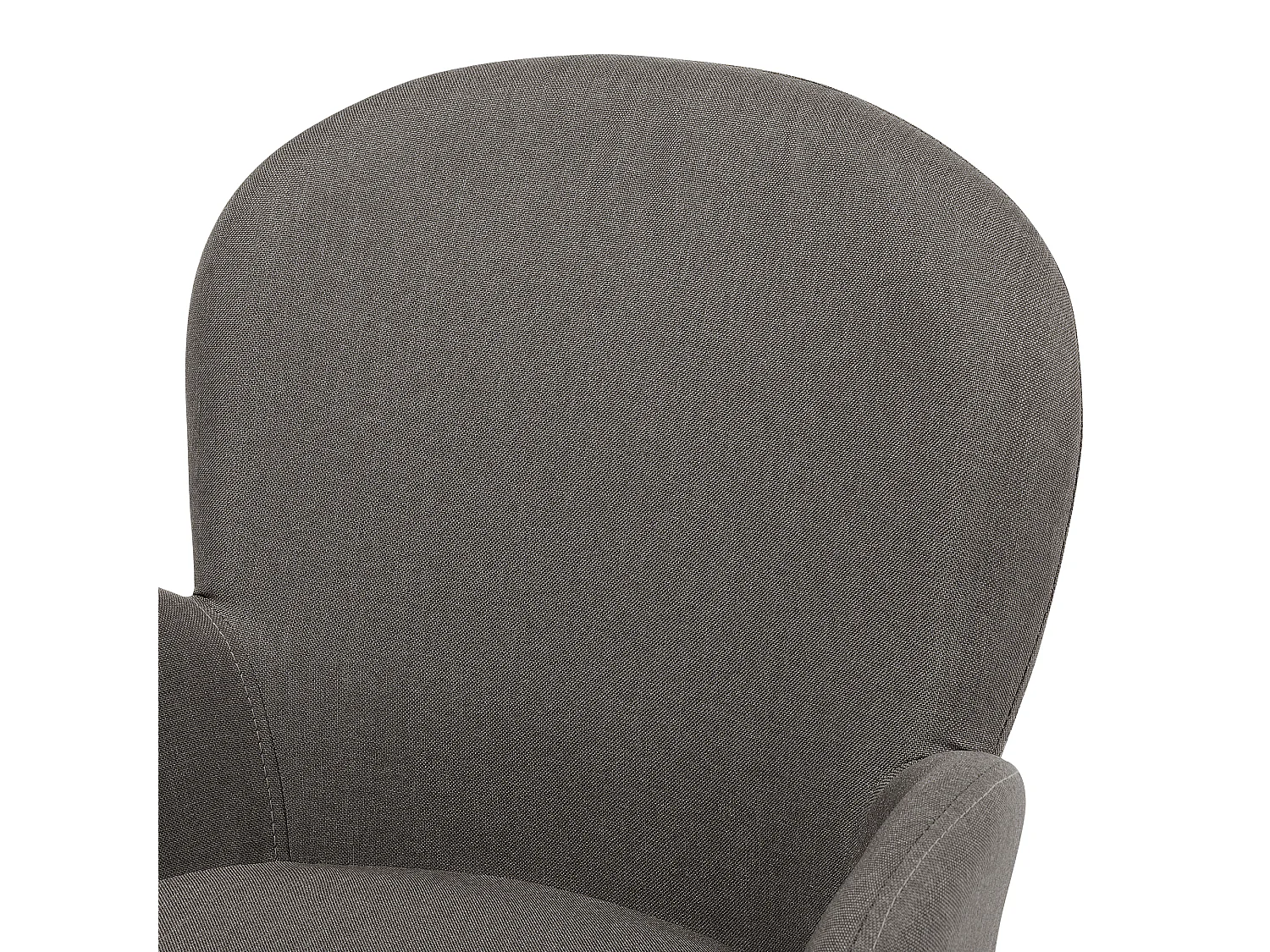 Chaise de salle à manger BROOKVILLE Set de 2 Tissu Taupe