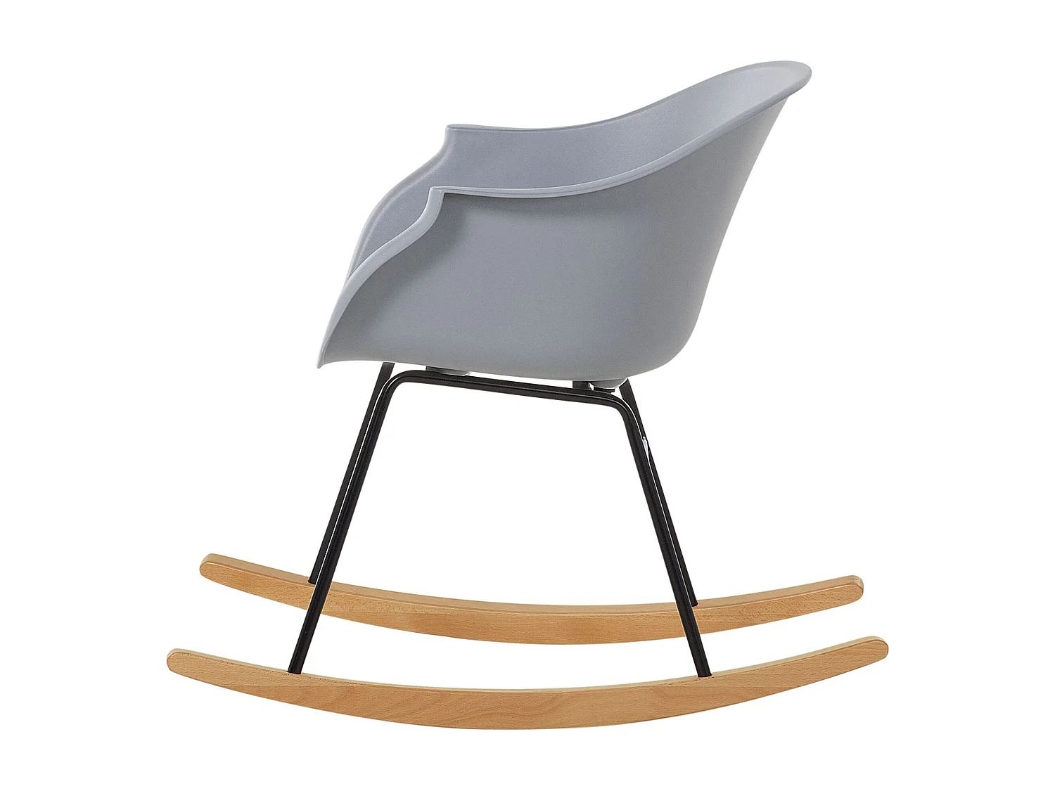 Schommelstoel Grijs HARMONY
