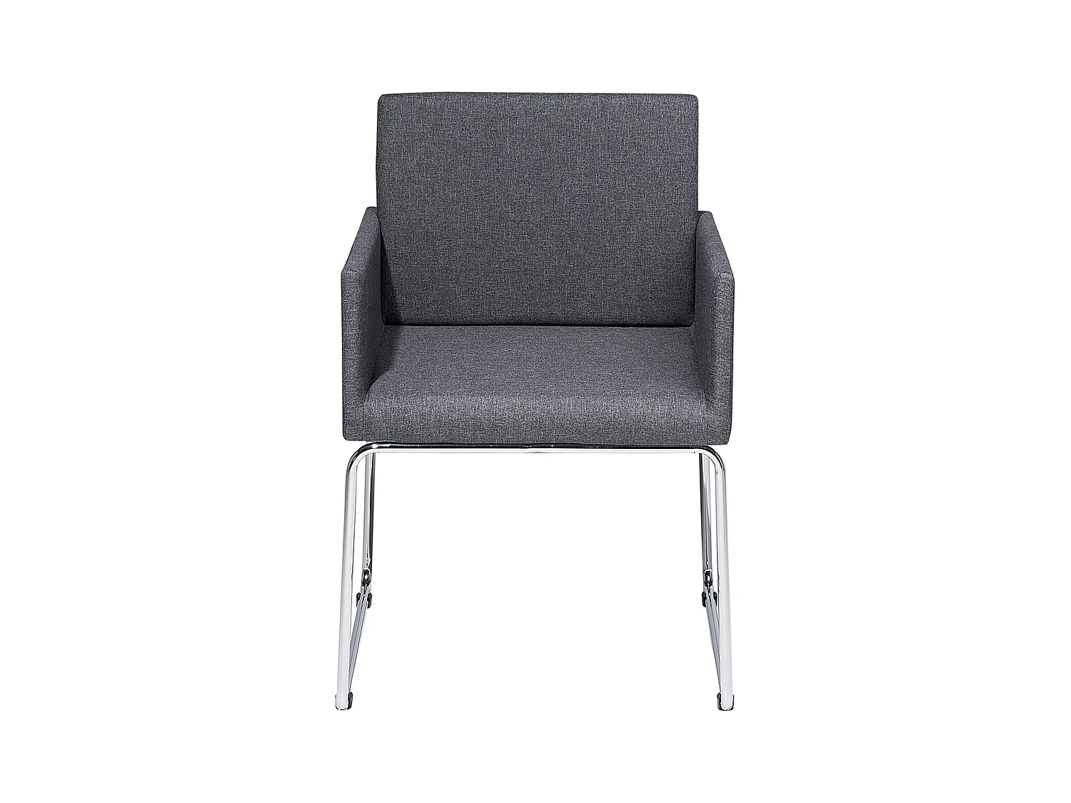 Set van 2 eetkamerstoelen GOMEZ Donkergrijs