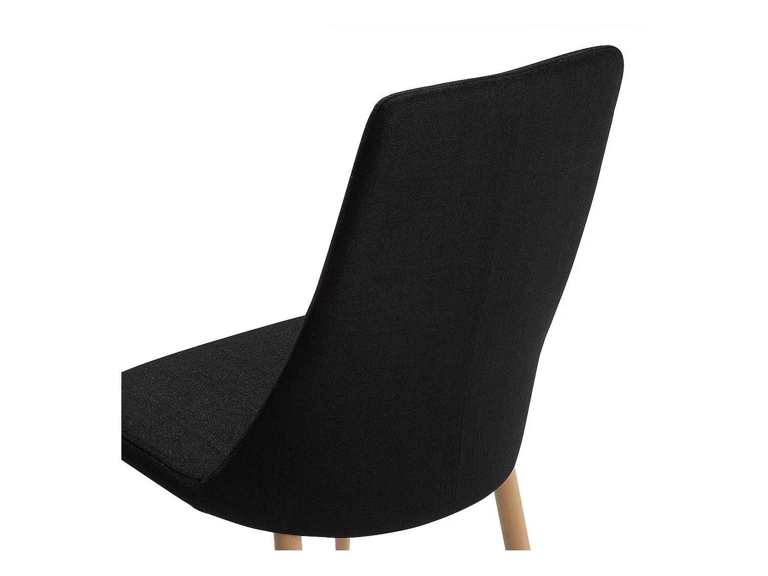 Set van 2 eetkamerstoelen CLAYTON Zwart