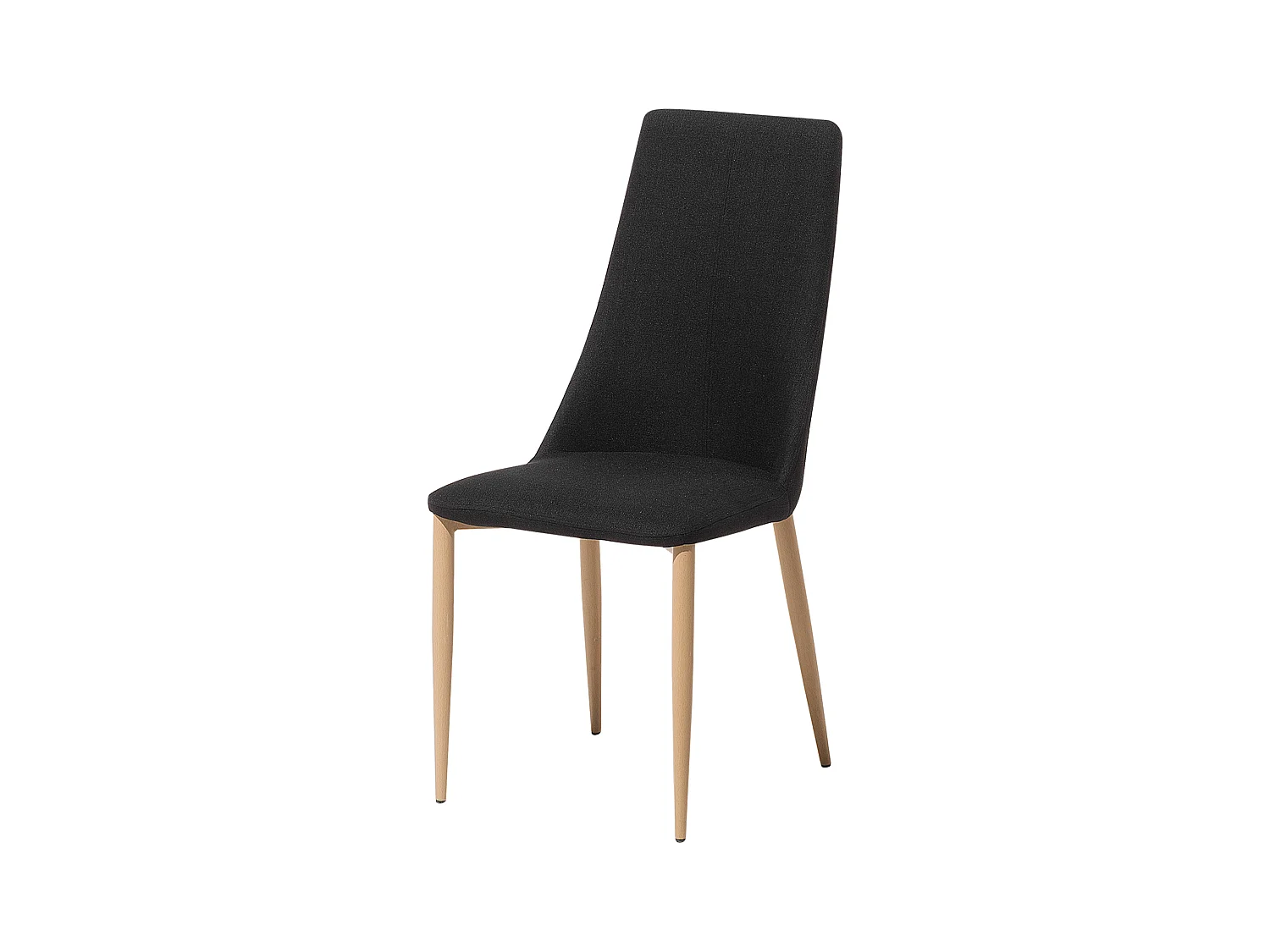 Set van 2 eetkamerstoelen CLAYTON Zwart