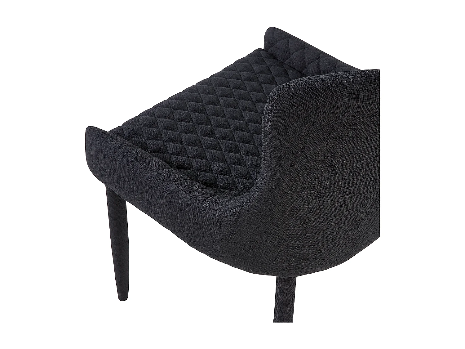 Conjunto de 2 sillas de comedor SOLANO Negro