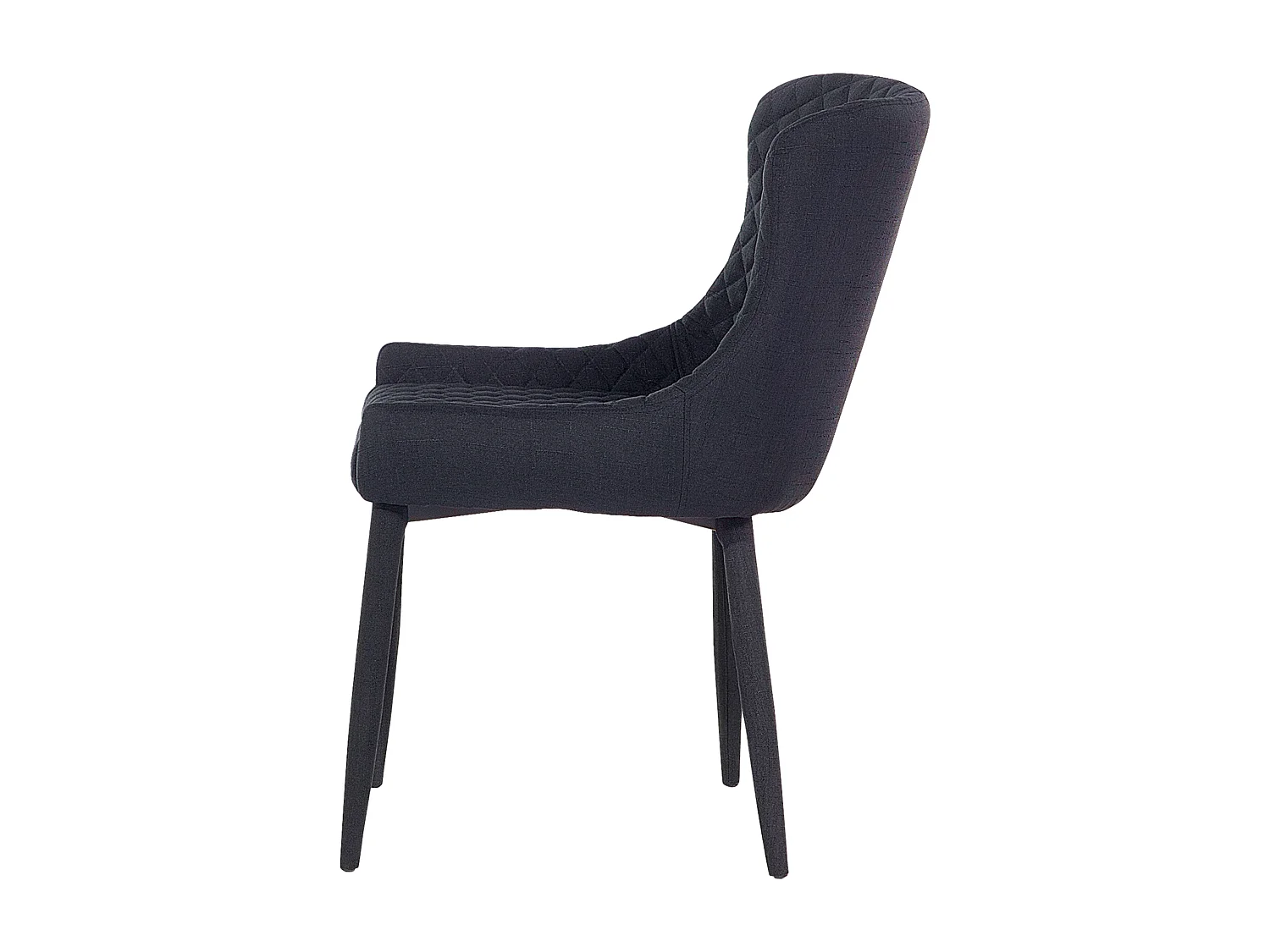 Set van 2 eetkamerstoelen SOLANO Zwart