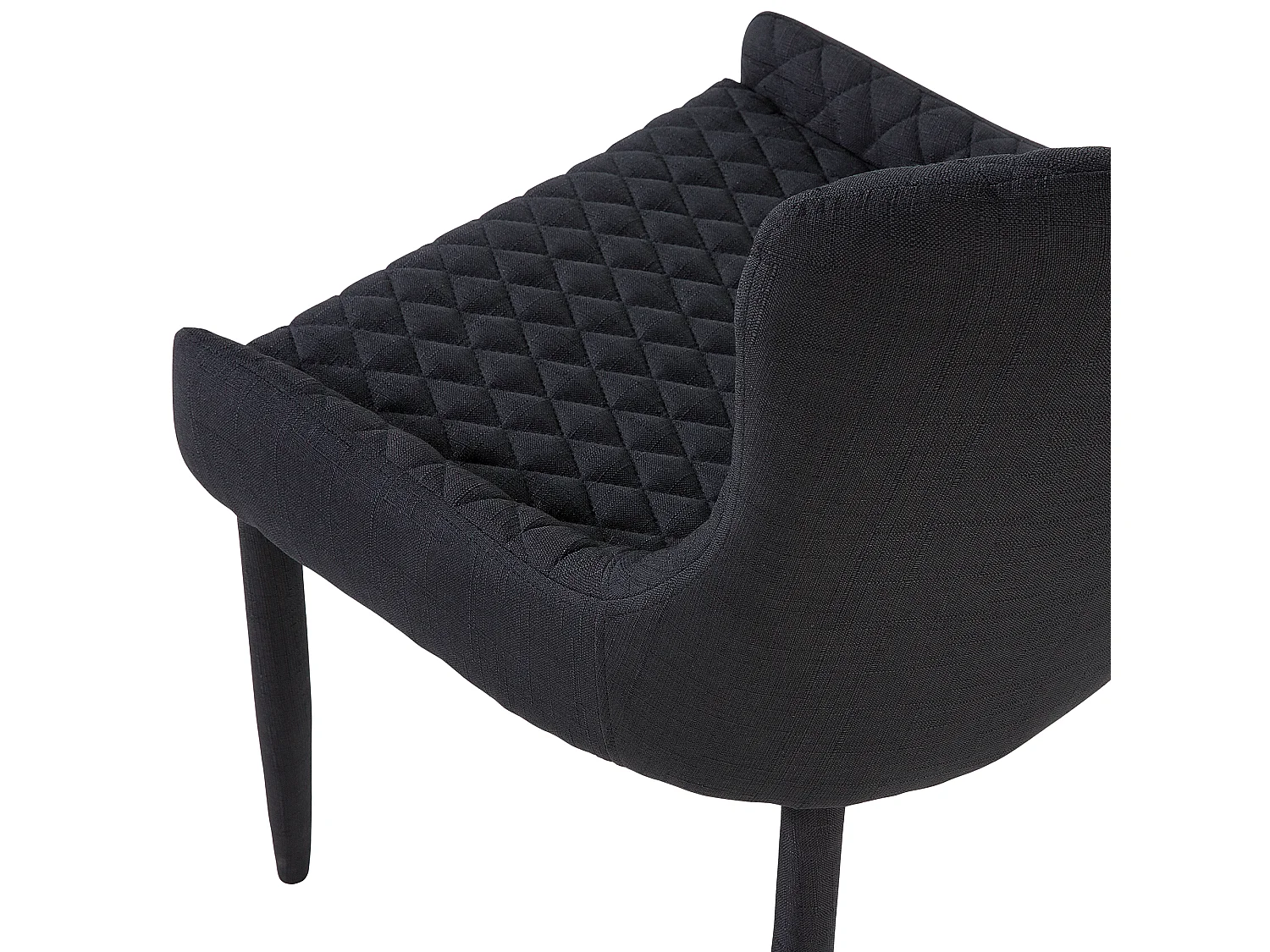 Set van 2 eetkamerstoelen SOLANO Zwart