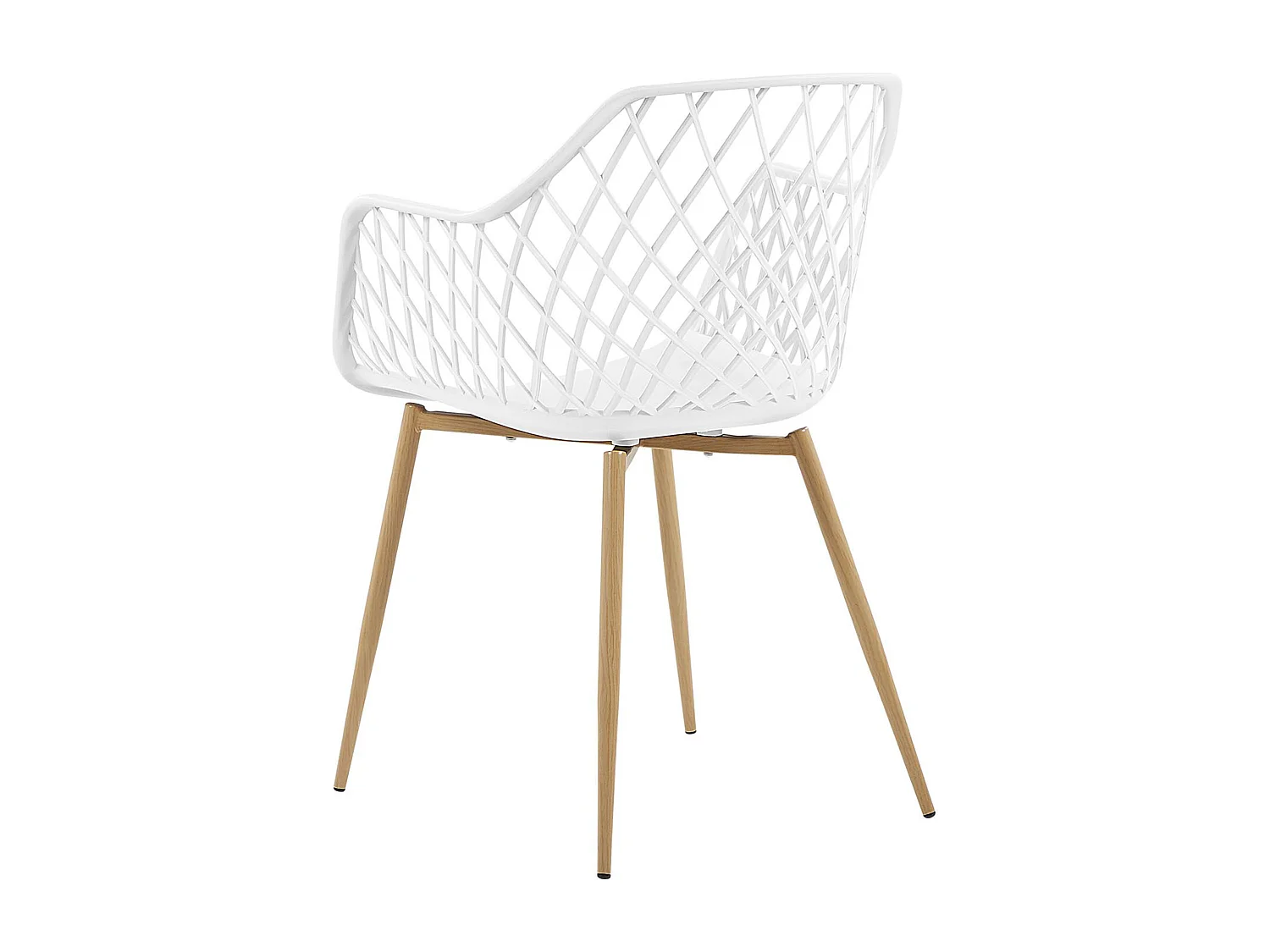 Set van 2 eetkamerstoelen NASHUA Wit