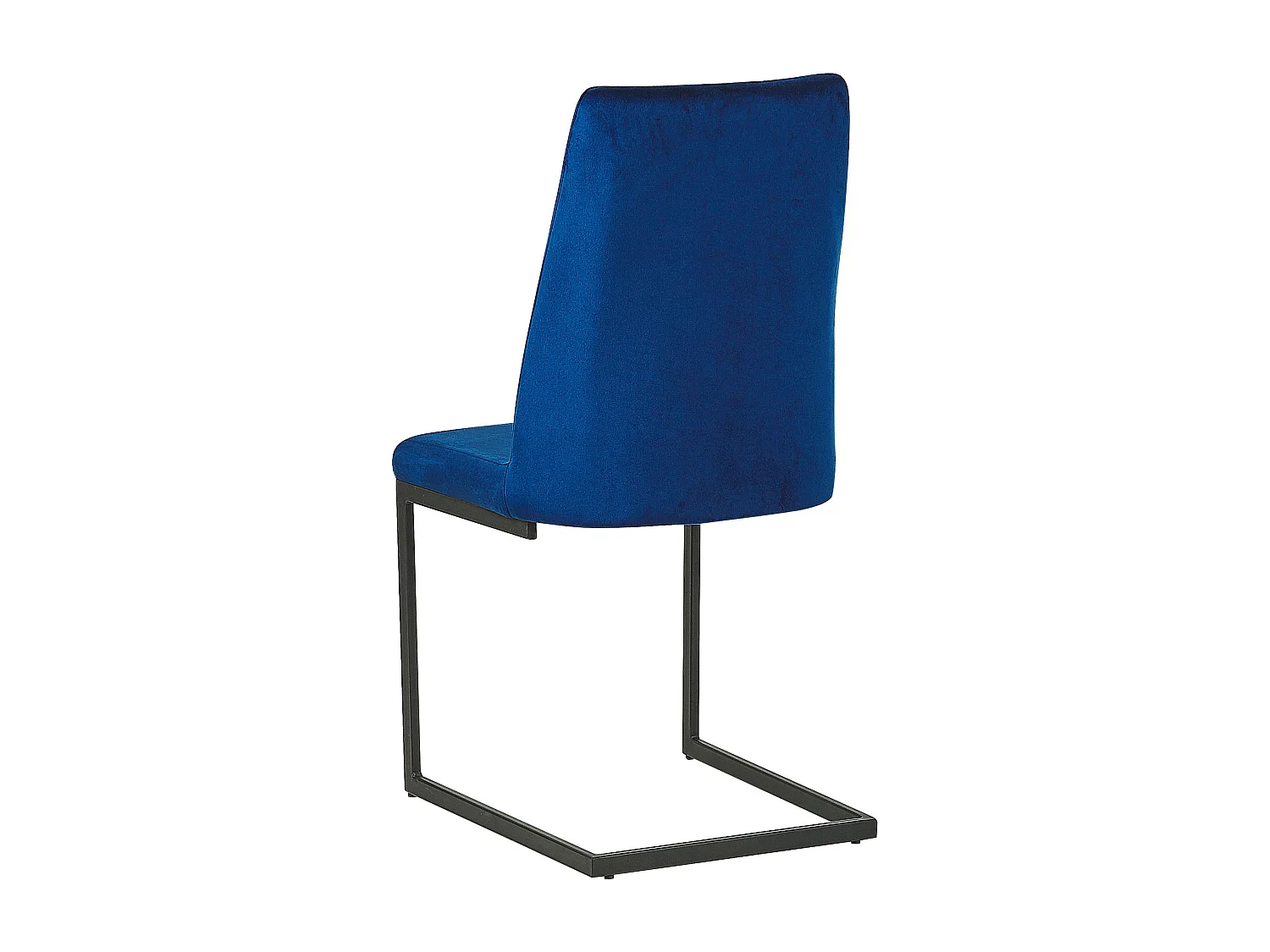 Set van 2 eetkamerstoelen LAVONIA Fluweel Marineblauw