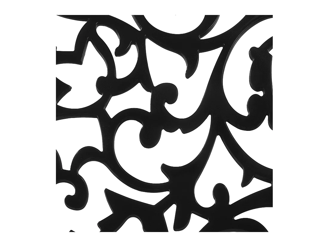 Esszimmerstuhl 4 Stühle dekorative Rückenlehnen Kunststoff schwarz Mumford