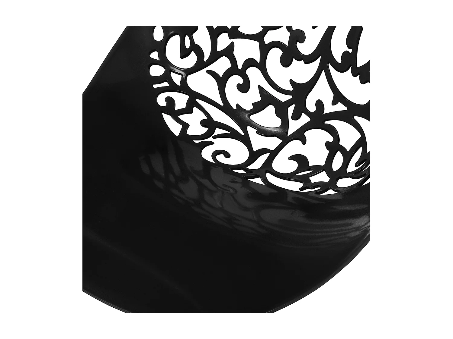 Lot de 4 chaises de salle à manger MUMFORD Noir