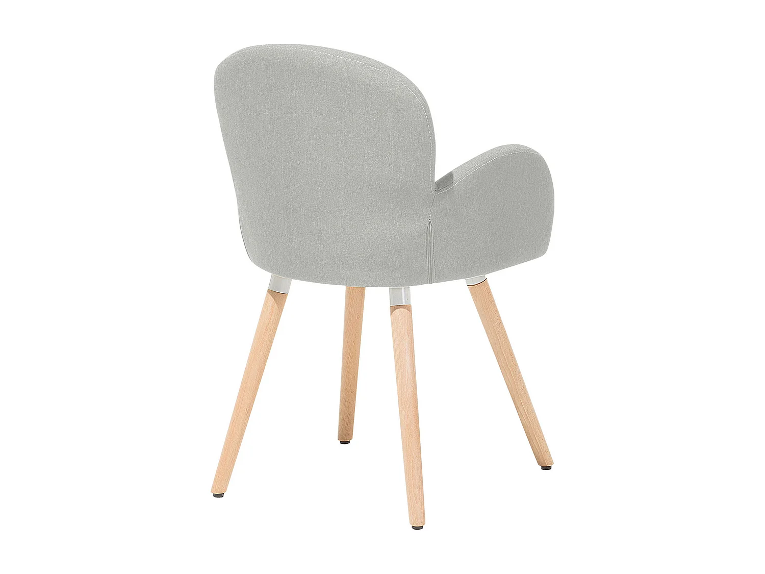 Lot de 2 chaises de salle à manger BROOKVILLE Gris clair