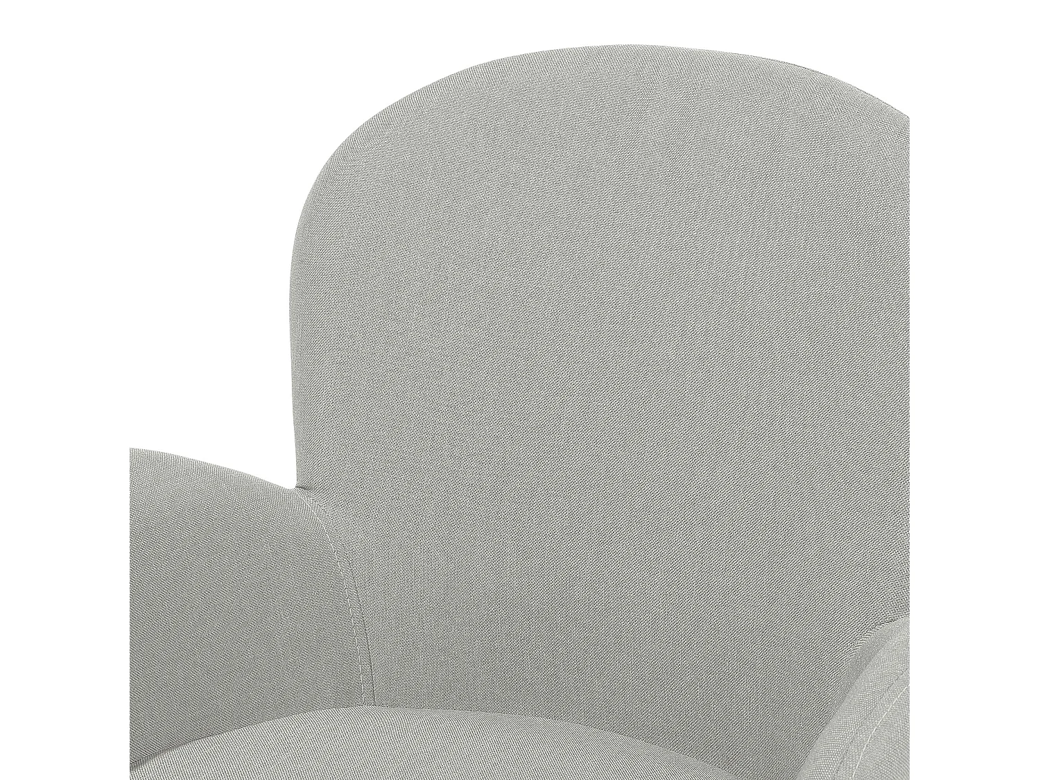 Lot de 2 chaises de salle à manger BROOKVILLE Gris clair