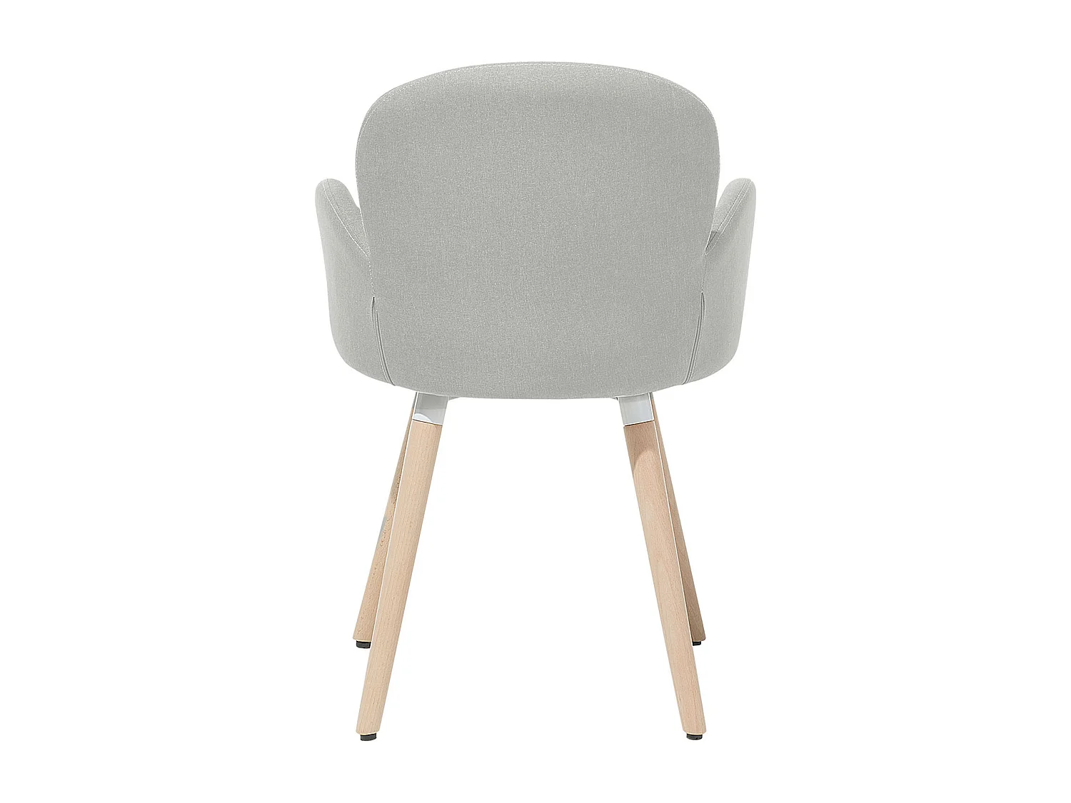 Lot de 2 chaises de salle à manger BROOKVILLE Gris clair