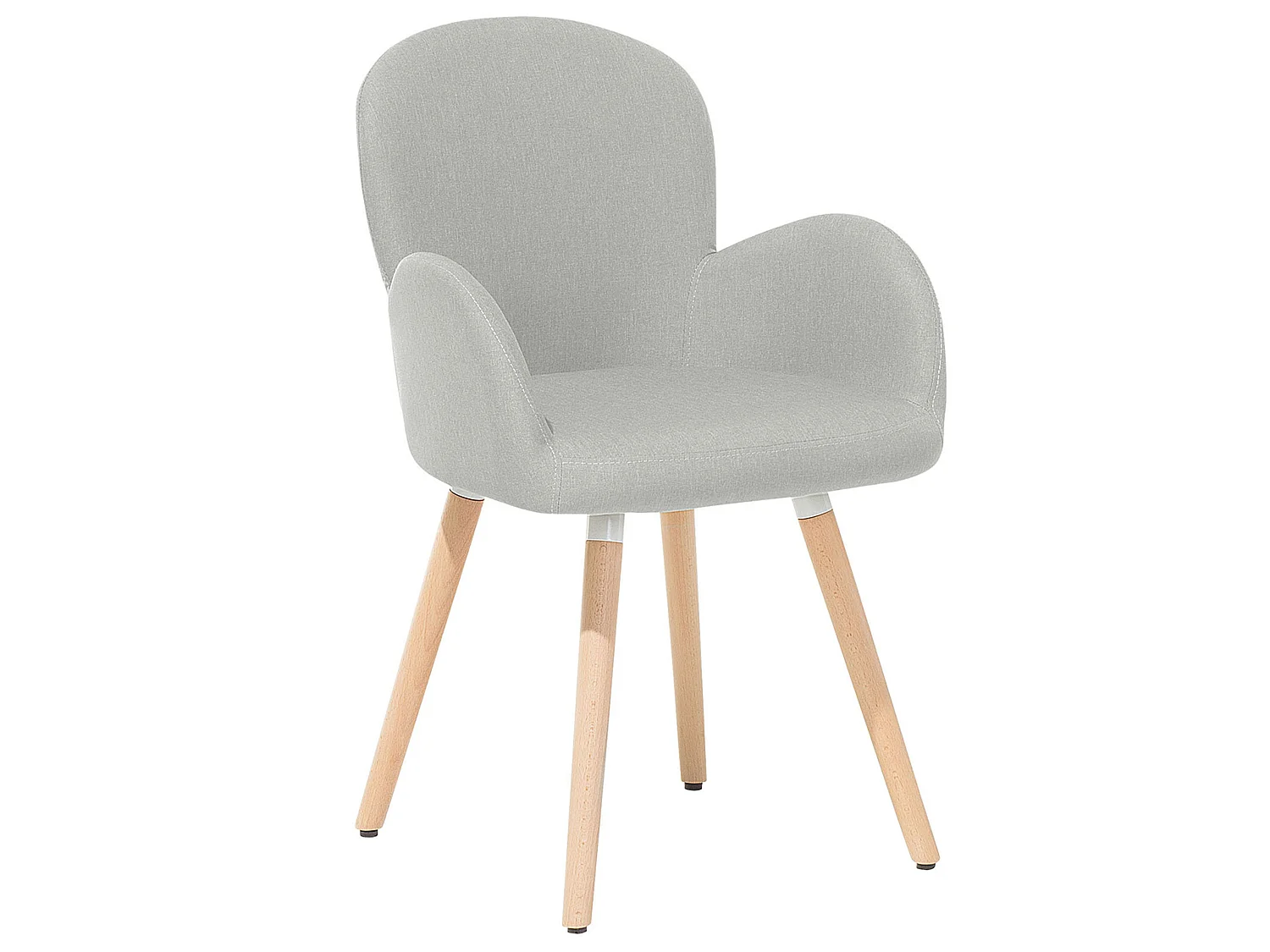 Lot de 2 chaises de salle à manger BROOKVILLE Gris clair
