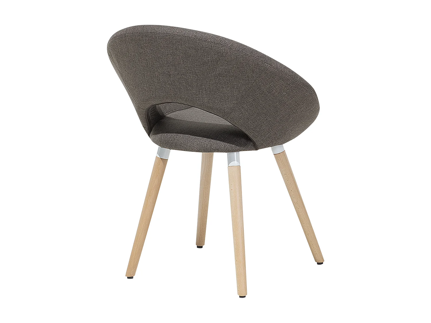 Lot de 2 chaises de salle à manger ROSLYN Taupe